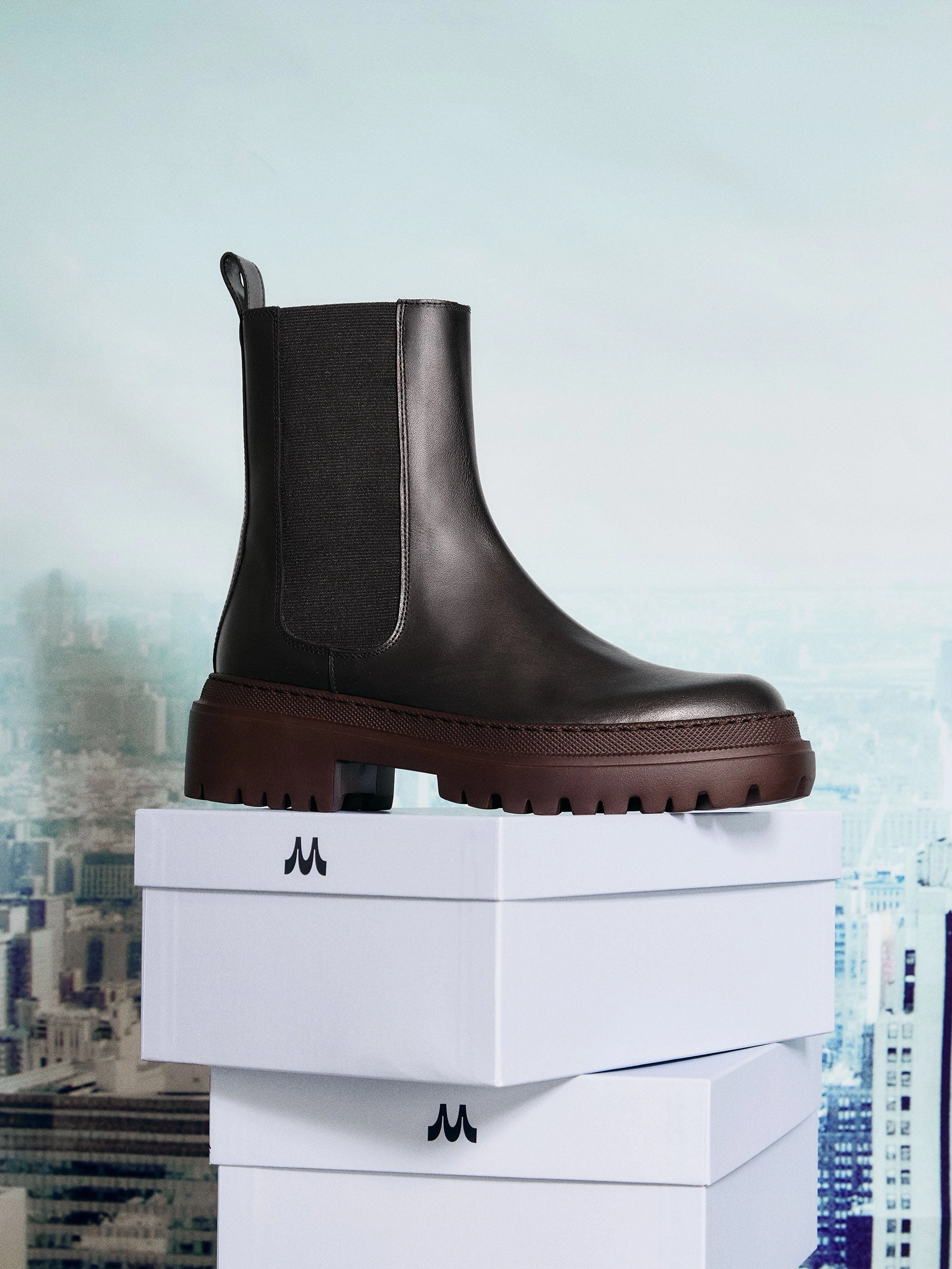 Corticella Combo Brown Unlined Boot Athletic Wear Thermal Insulation