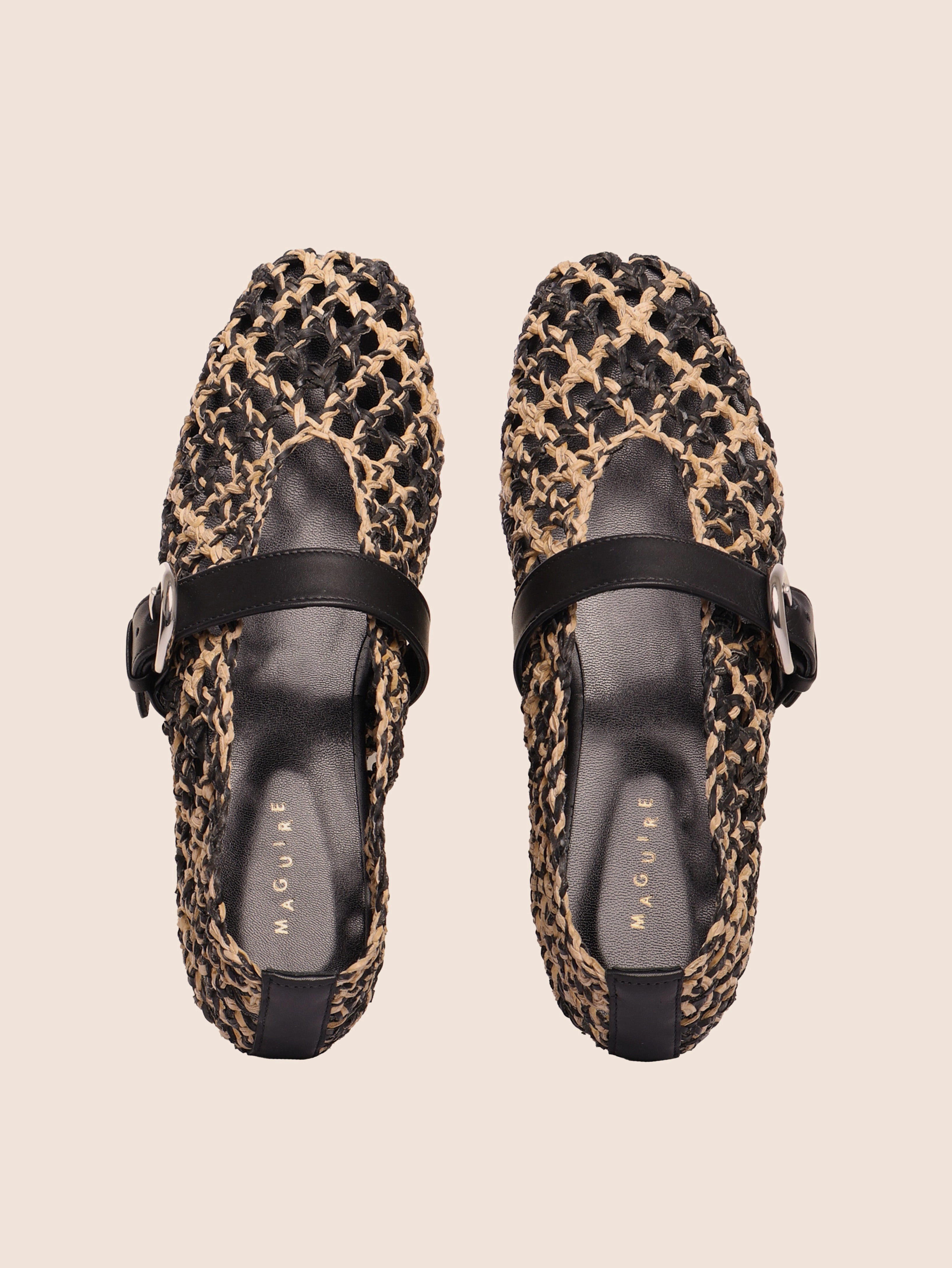 Sun View Aveiro Natural Woven Ballerina