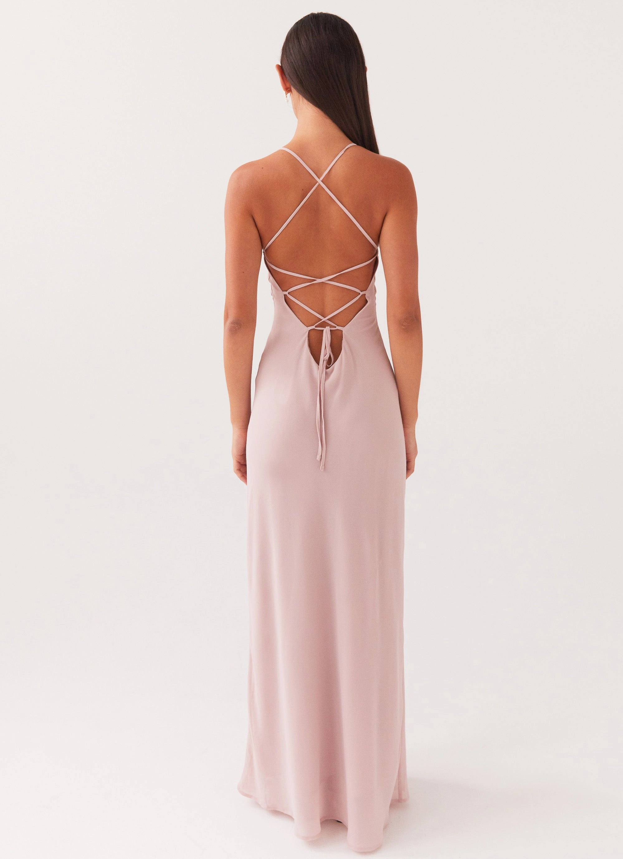 Aveline Maxi Dress - Mauve Travel piece