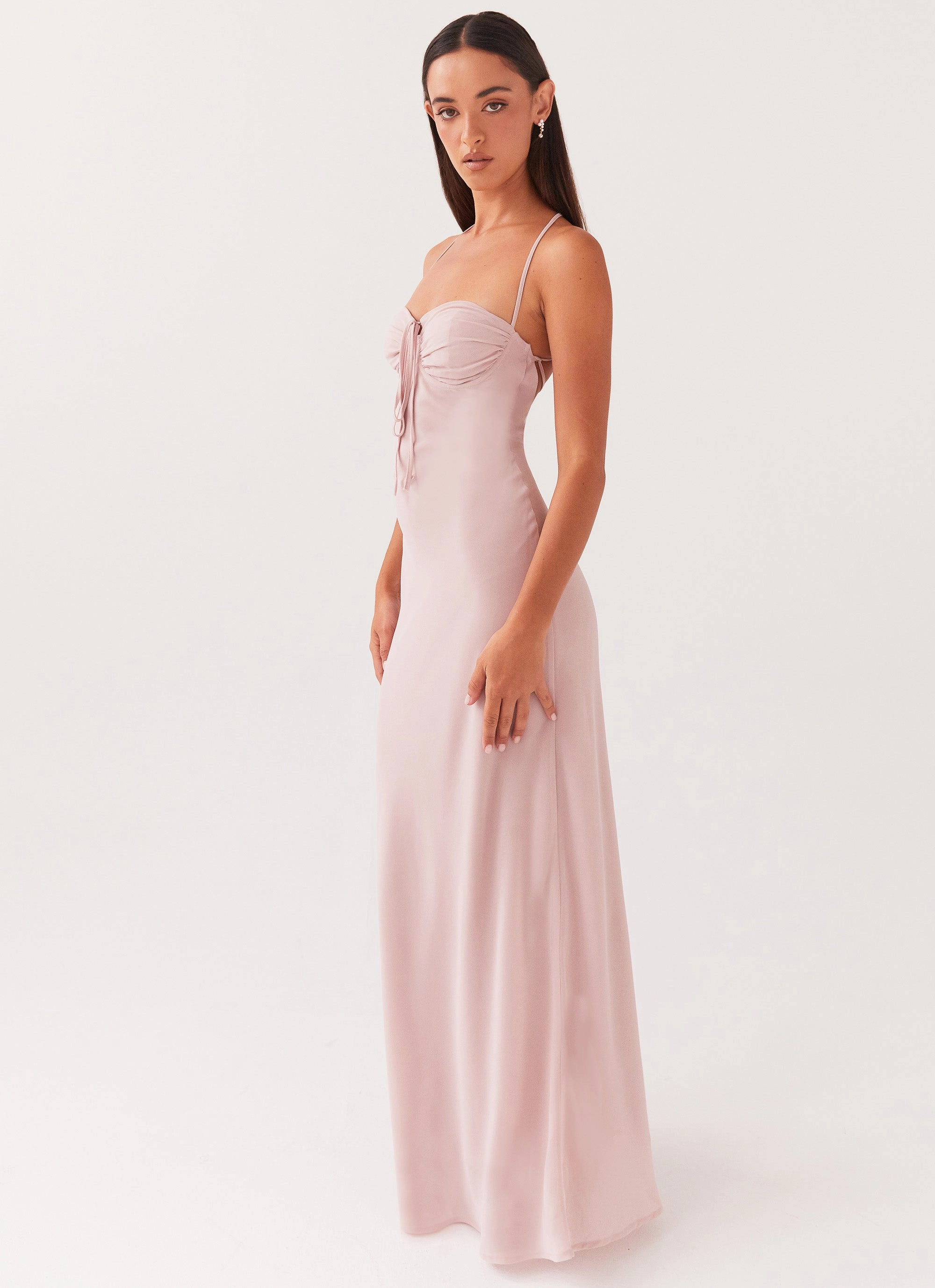 Chic and Flattering Aveline Maxi Dress - Mauve