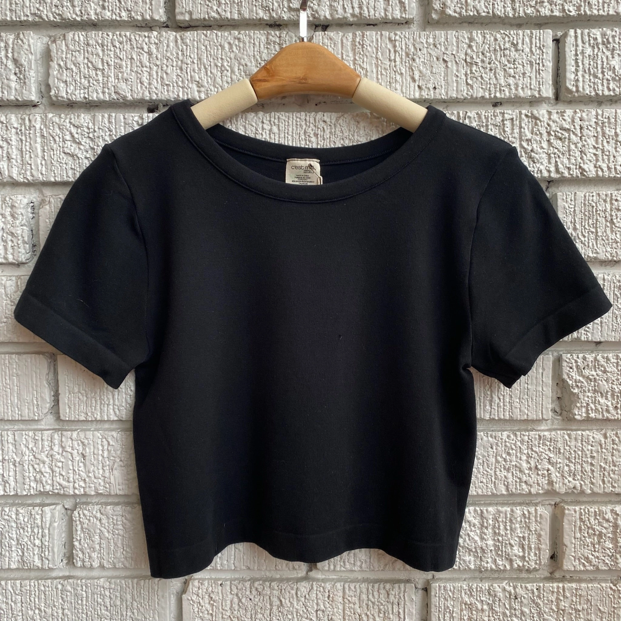 Ultimate Fit Bamboo Short Sleeve Crop Top
