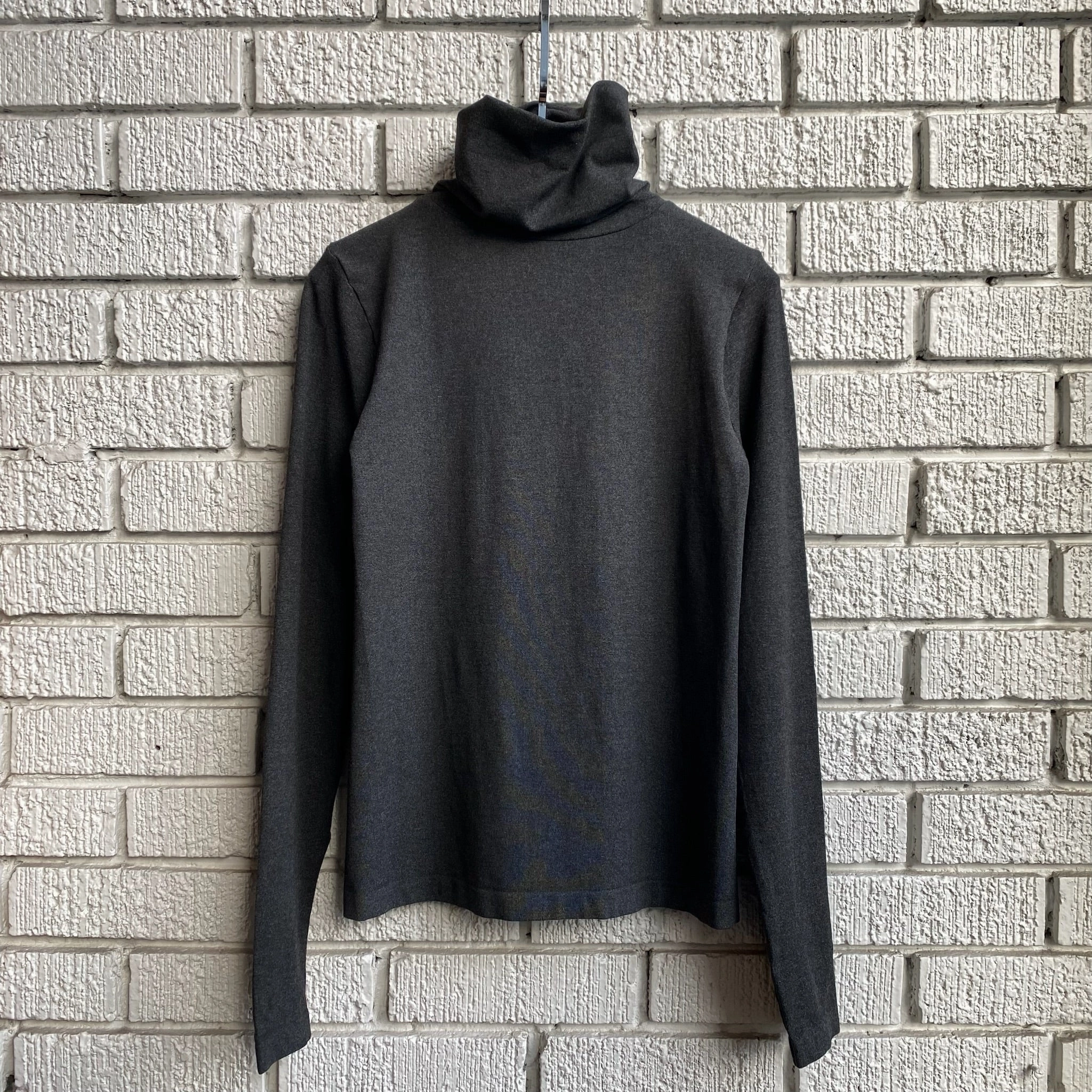 Bamboo Short Turtleneck Top Button up