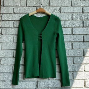 CHIC Open Front Sweater Colorfast Dye Method