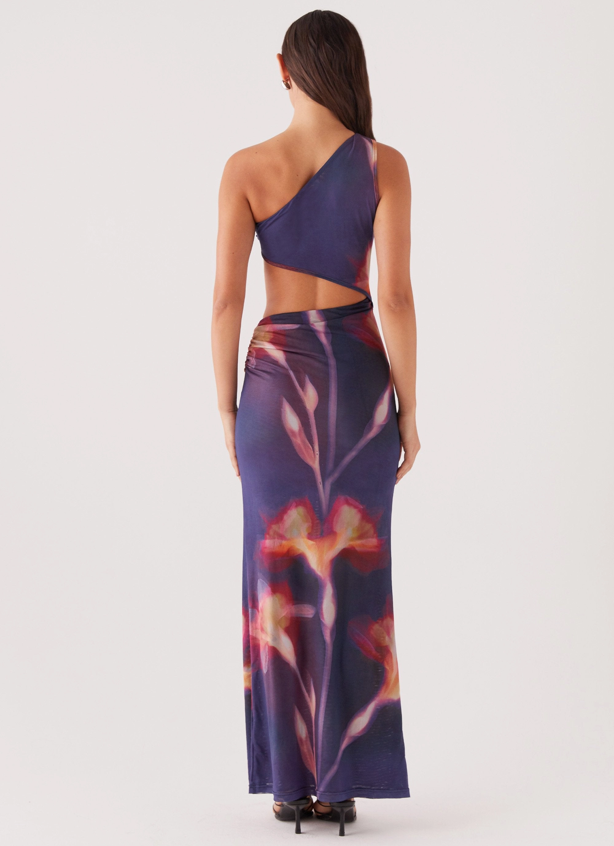 Shadows In The Sun Mesh Maxi Dress - Ember Rose Refined Finish