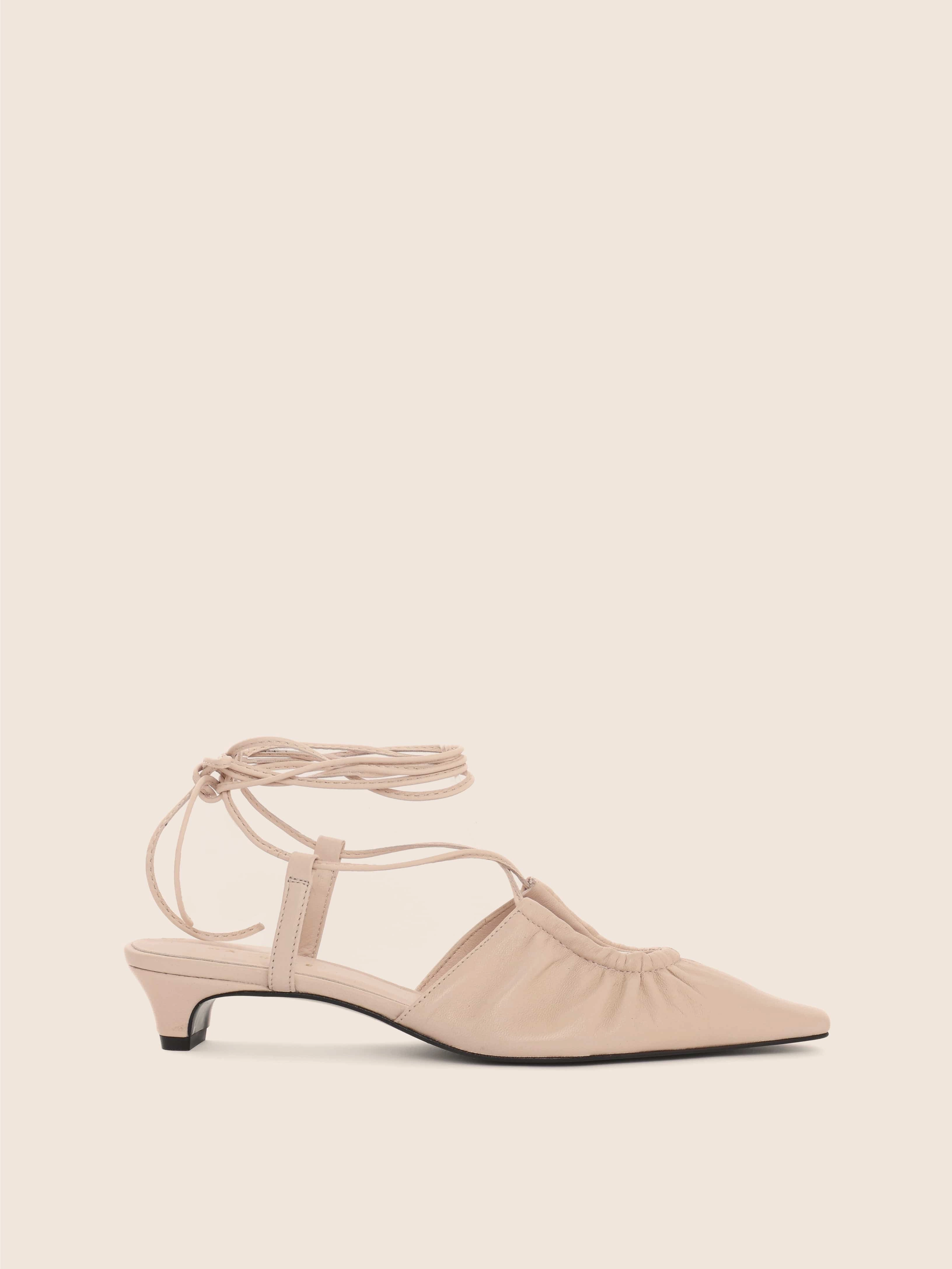 Rafael Cream Pump High Fashion Shoes