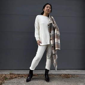 Loose Weave BECKY Detail Knit Sweater