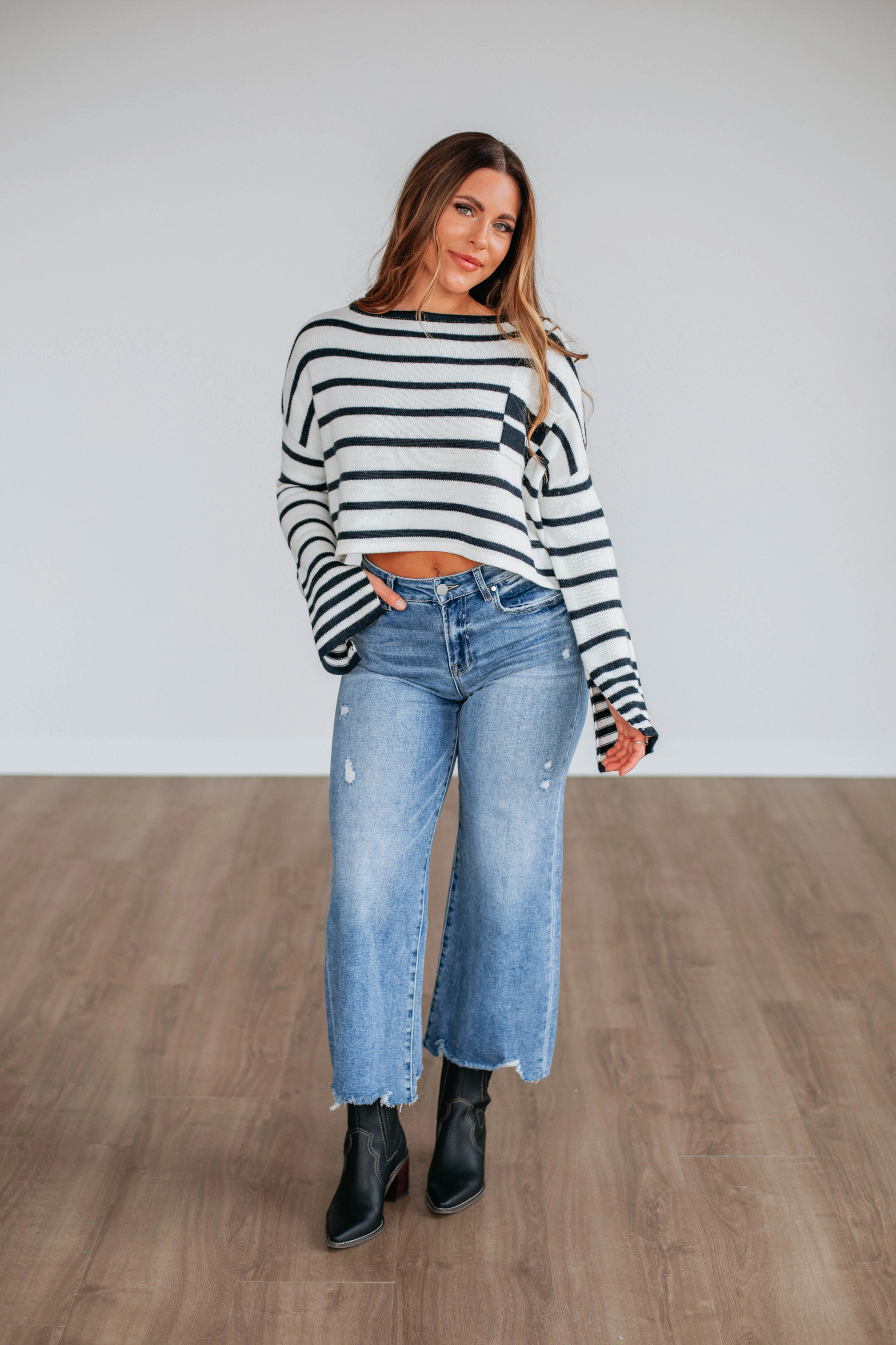 Fashion staples Fashionable Layering Bekah Striped Sweater