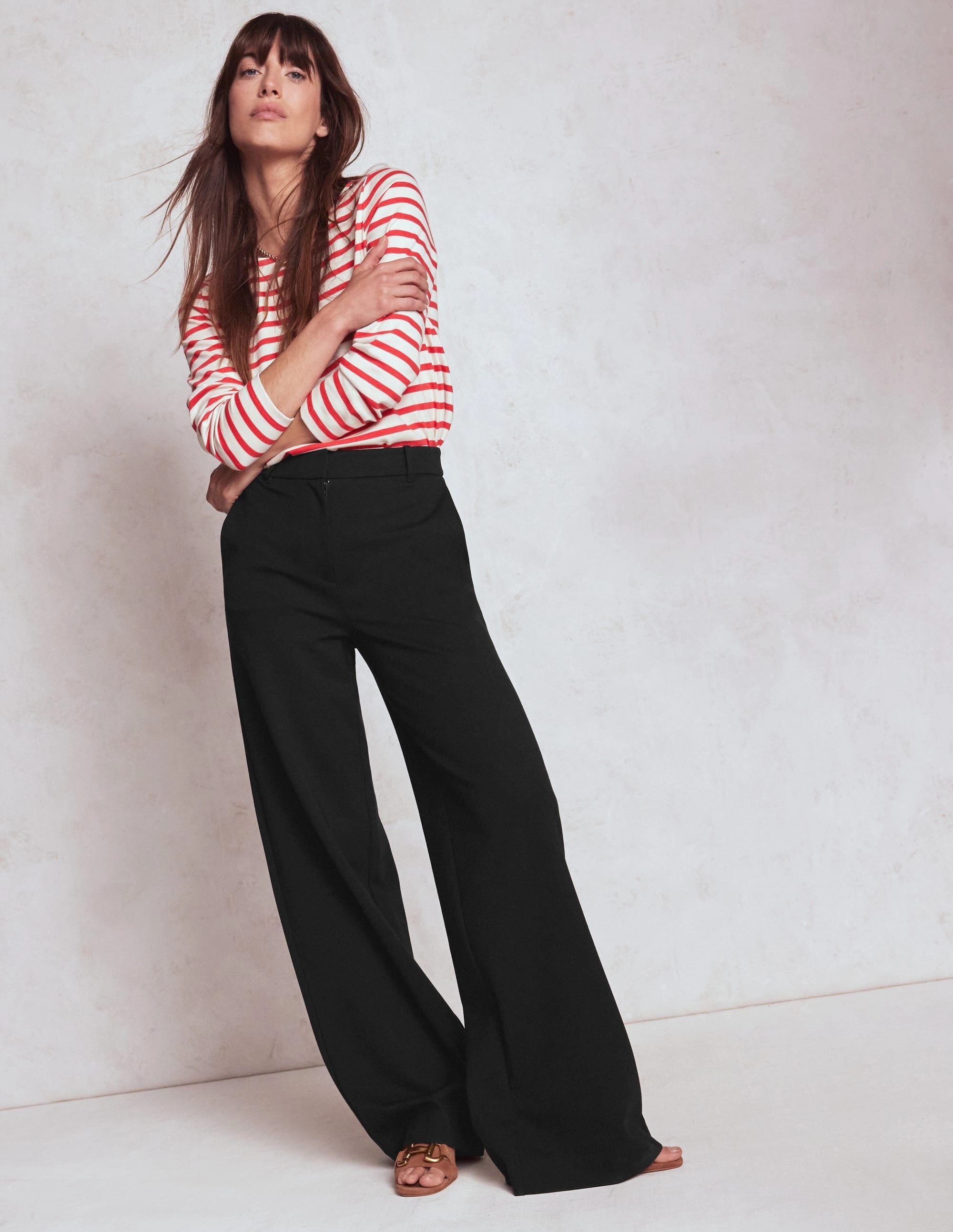Belgravia Ponte Trousers-Black FlexibleKnees Cozy Waist