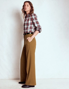 All Purpose Belgravia Tailored Trousers-Tobacco