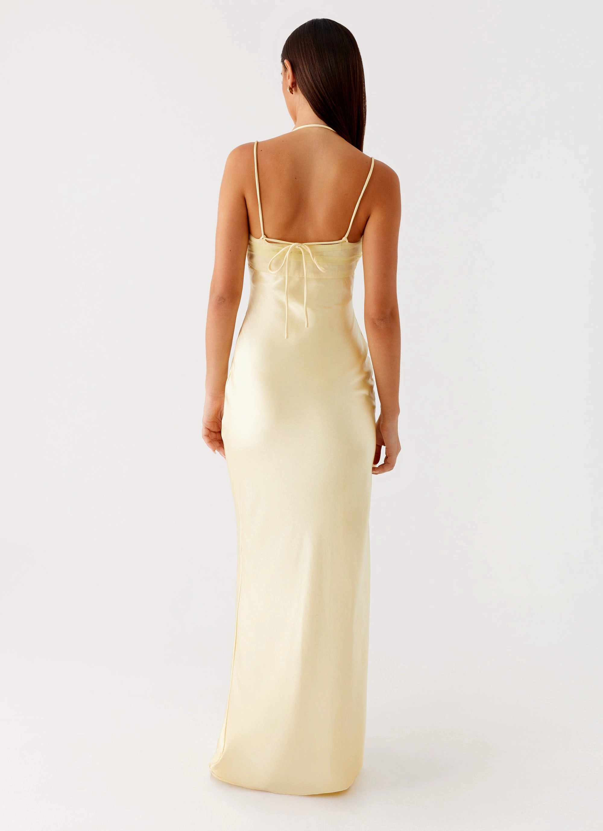 Light and Comfortable Wear Resort Outfit Belize Maxi Dress - Yellow
