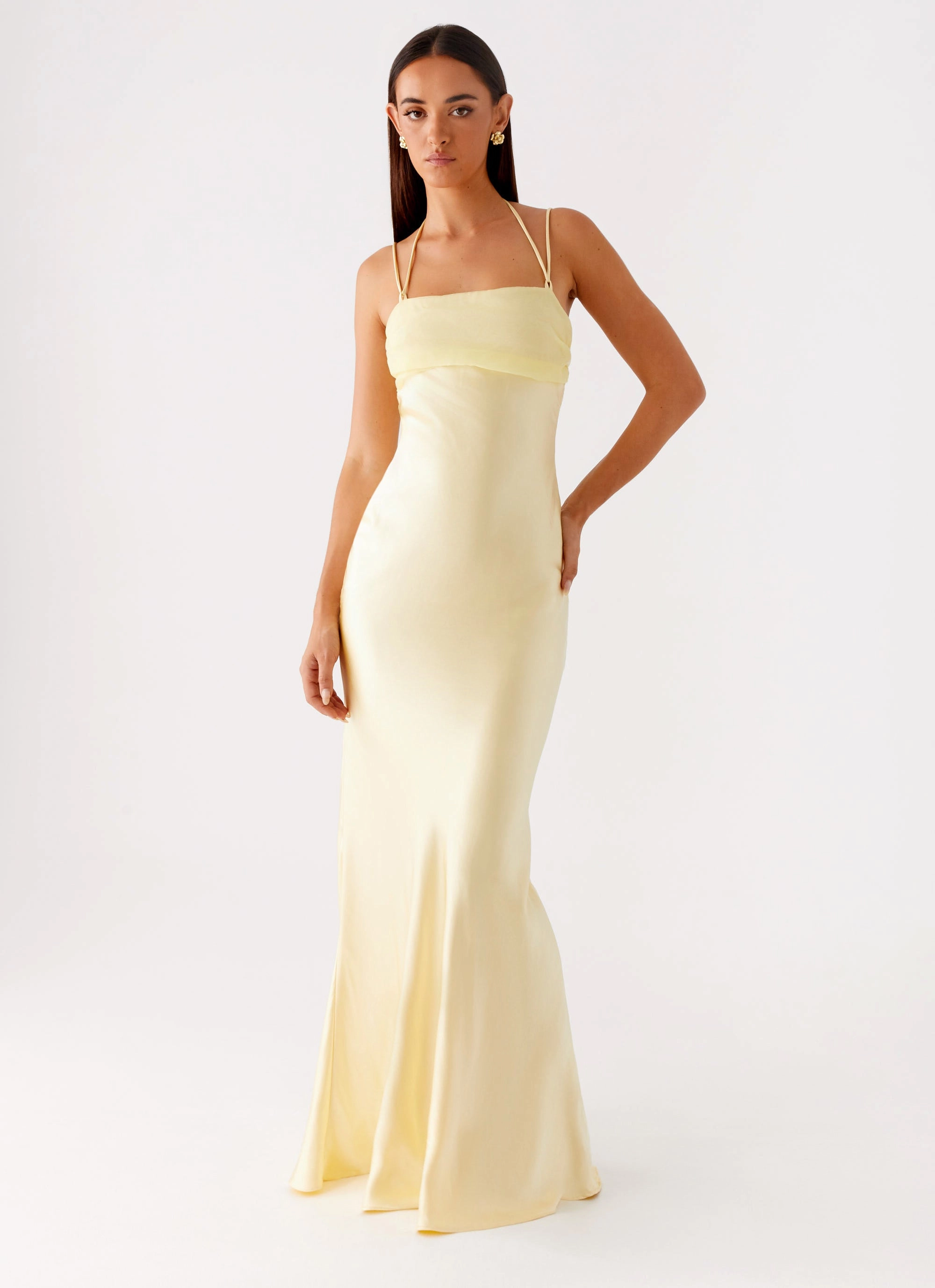 Pure Vibes Artistic Vibe Belize Maxi Dress - Yellow