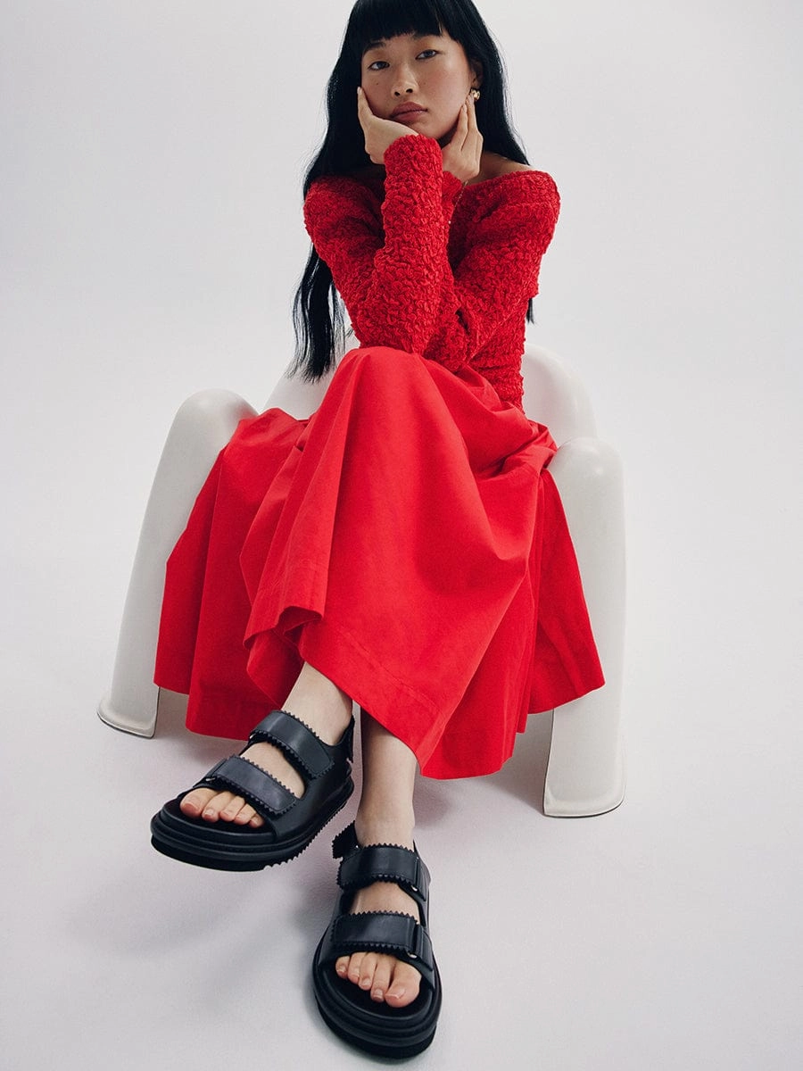 Daily Mobility Tavira Black Sandal