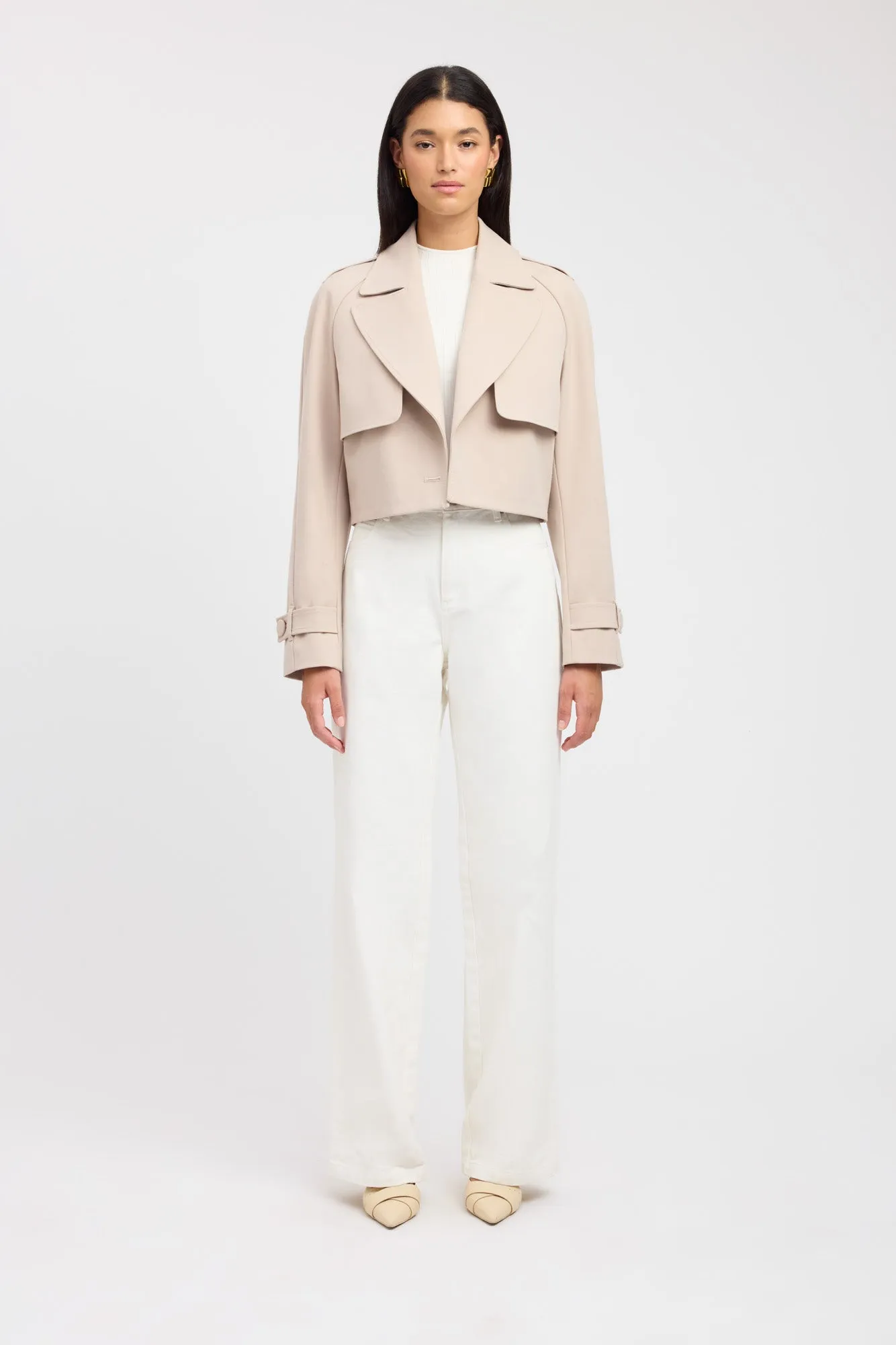 Berlin Cropped Trench Noise Free Zippers Anytime Outer Fit