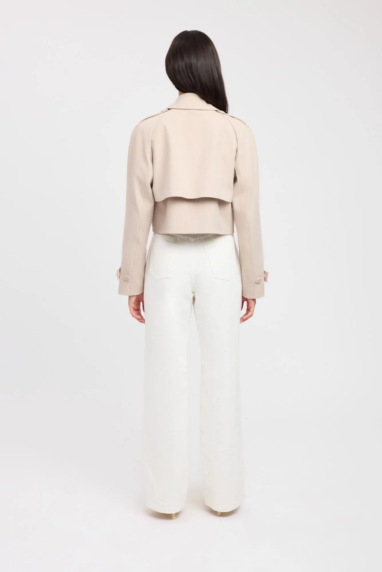 Essential Style Quick Release Fasteners Berlin Cropped Trench