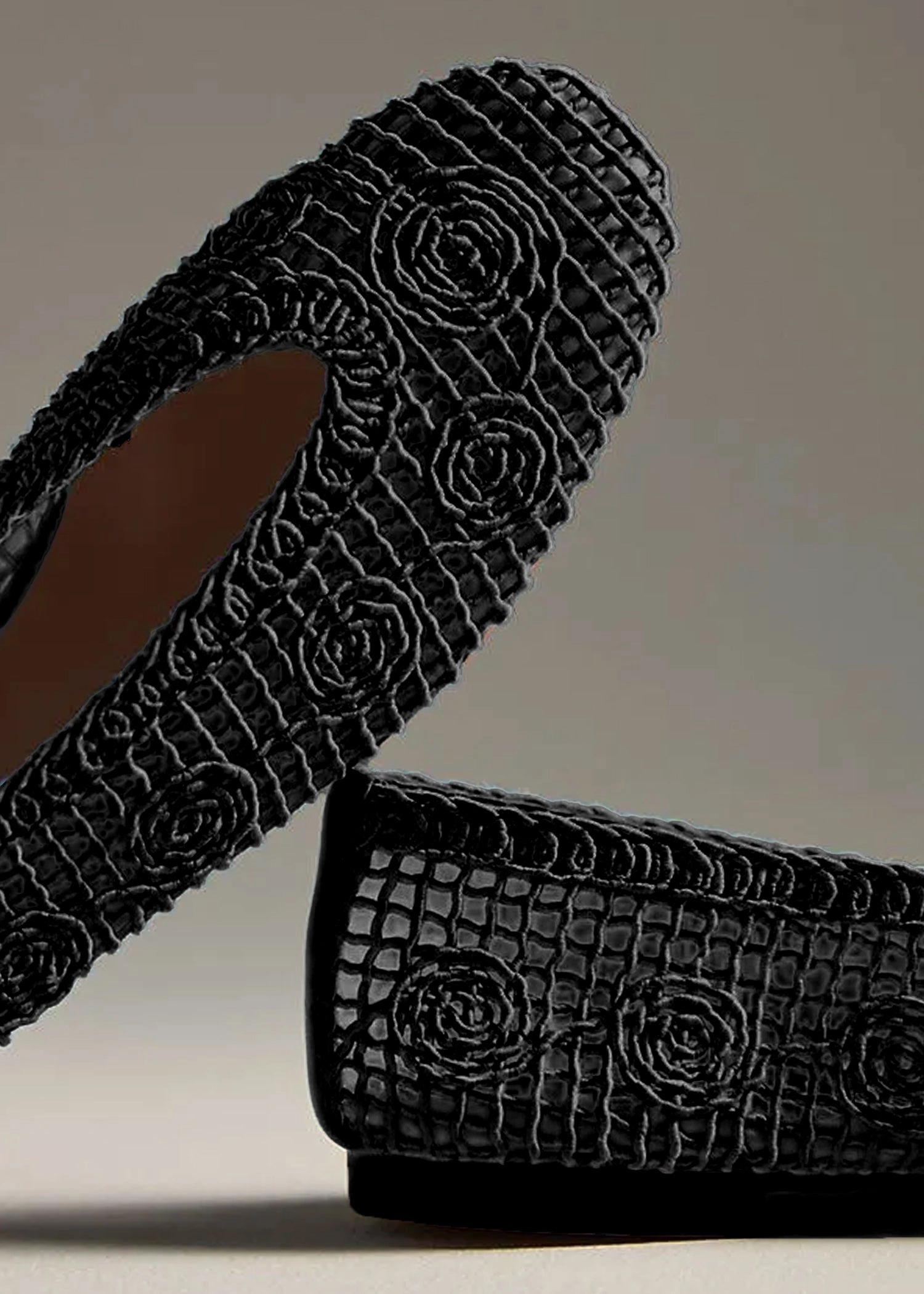 Bibi Lou Lenna Macram?? Ballerina Flat - F.S. photo shoot