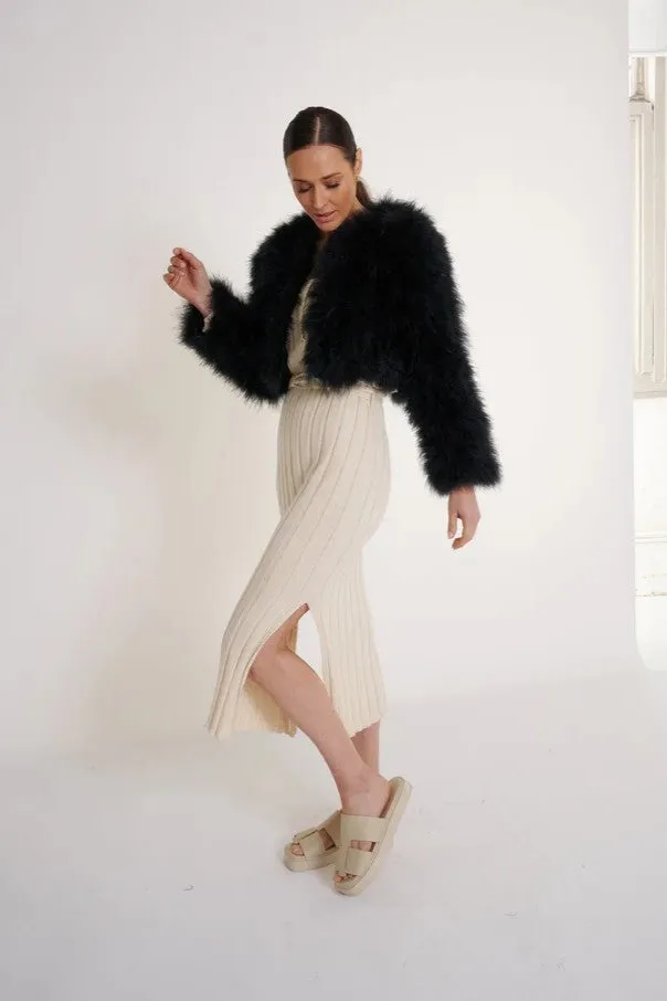 Ergonomic Shoulder Cut Birds of a Feather - BOAF62 Milly Crop Jacket