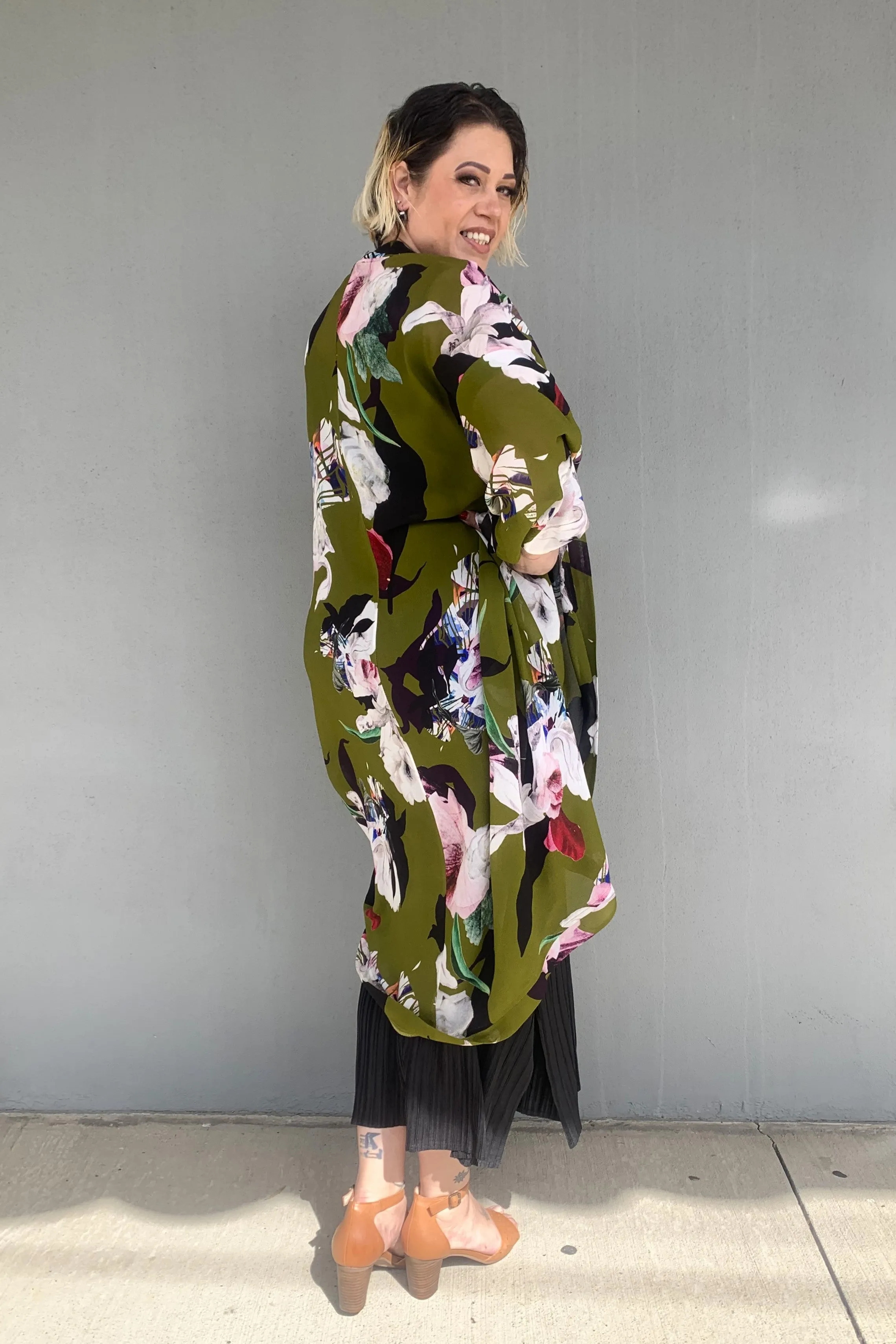 Heat Resistant Fabric Blanc - T543 Swann Kimono