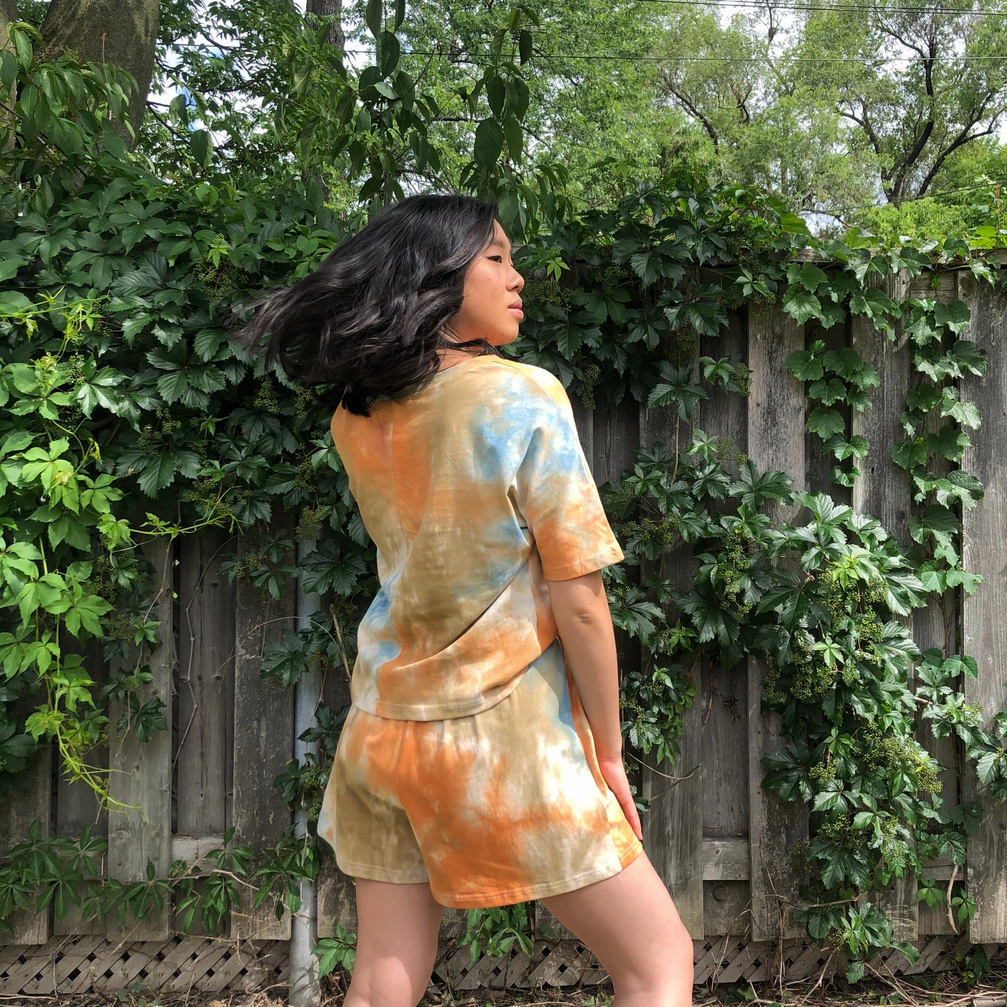 Flexible Cuff Design BLISS Tie Dye Tee