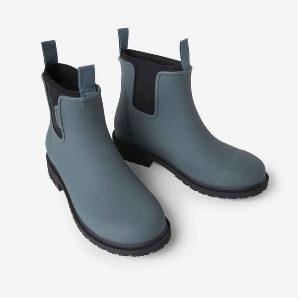 Bobbi Rain Boot in Slate Gray from Merry People Stage Show Slip Resistant Rough Terrain