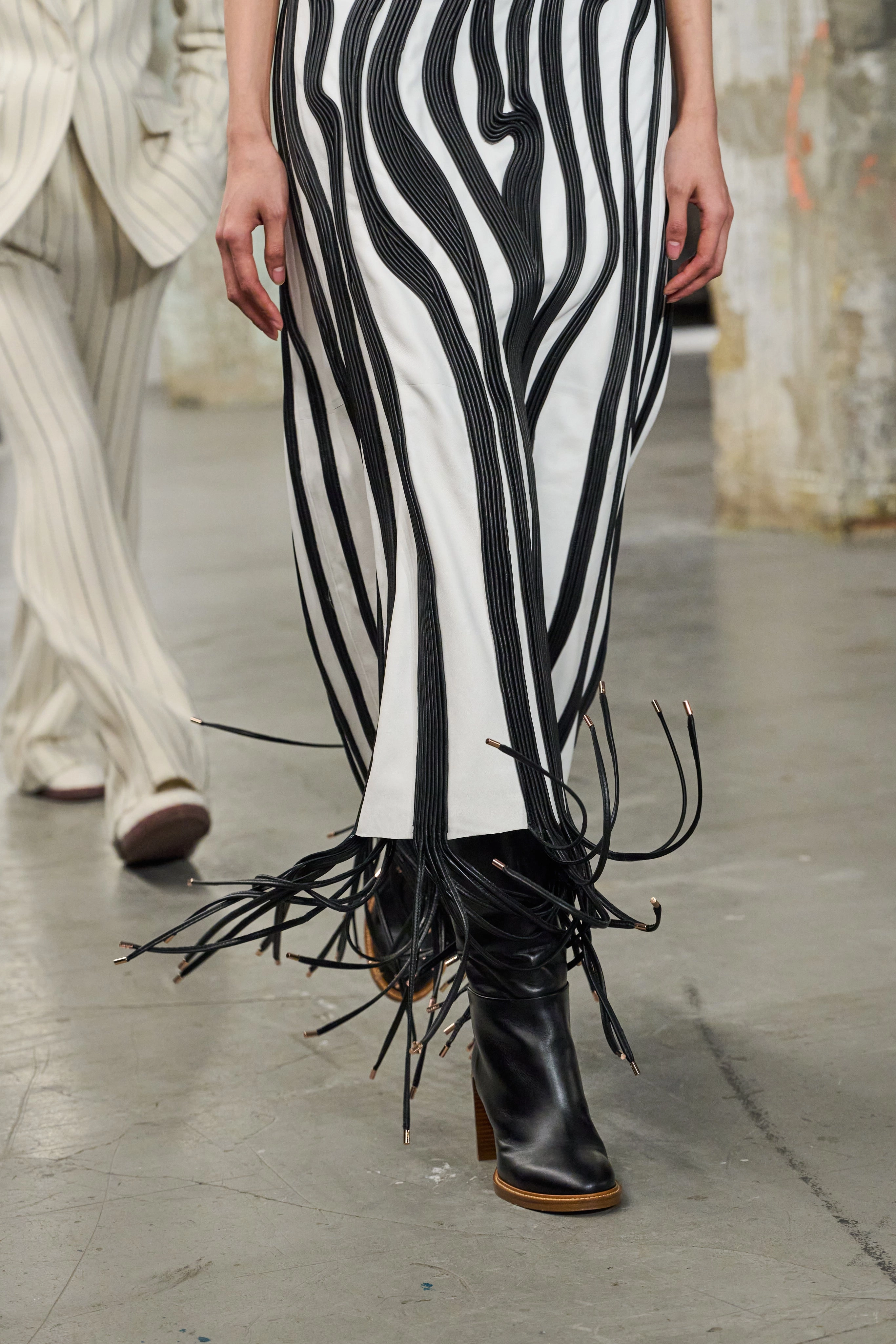 Insulated Morning Walk Bocca Knee-High Boot in Black Leather