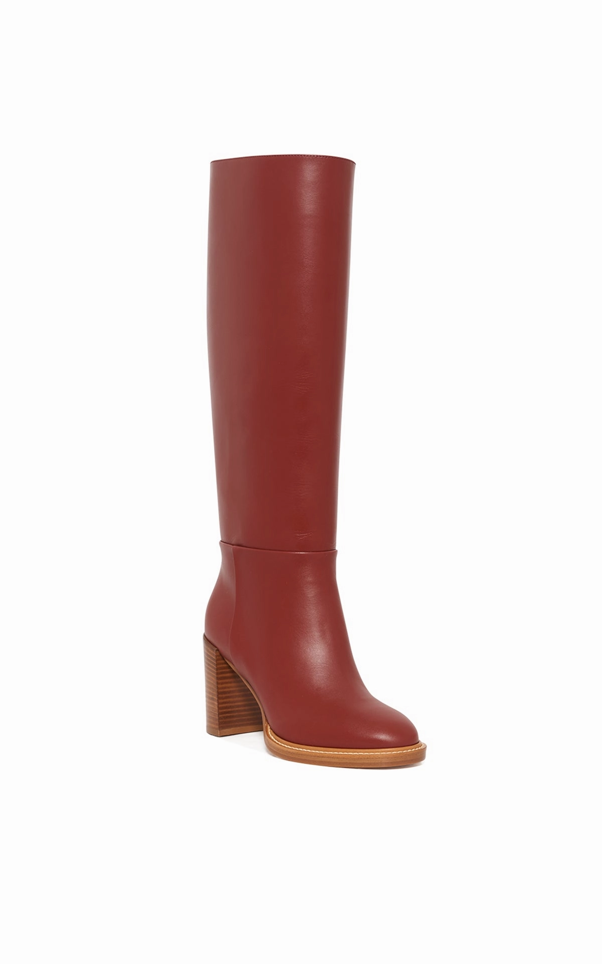 Multi Surface Bocca Knee-High Boot in Burnt Sienna Leather