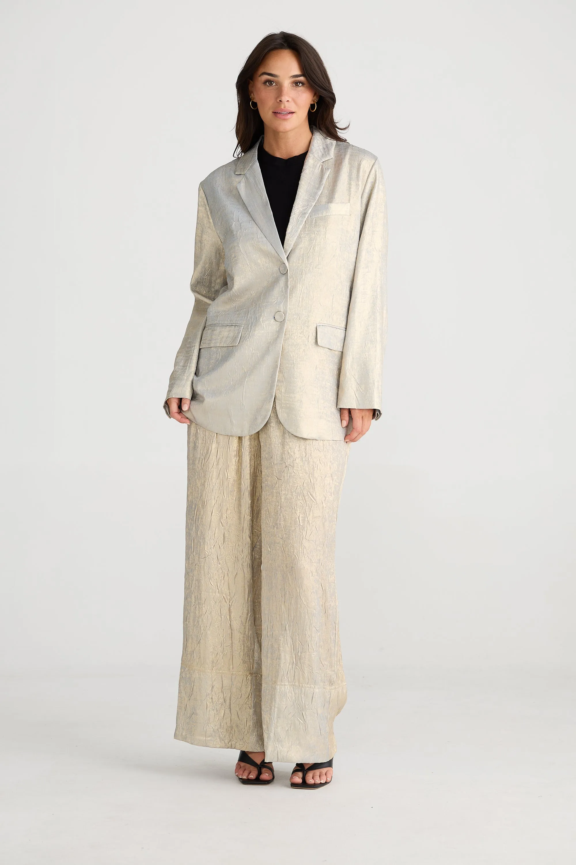 Brave and True - BT24479-3 Astrid Blazer AbrasionResistantSurface Four Way Stretch