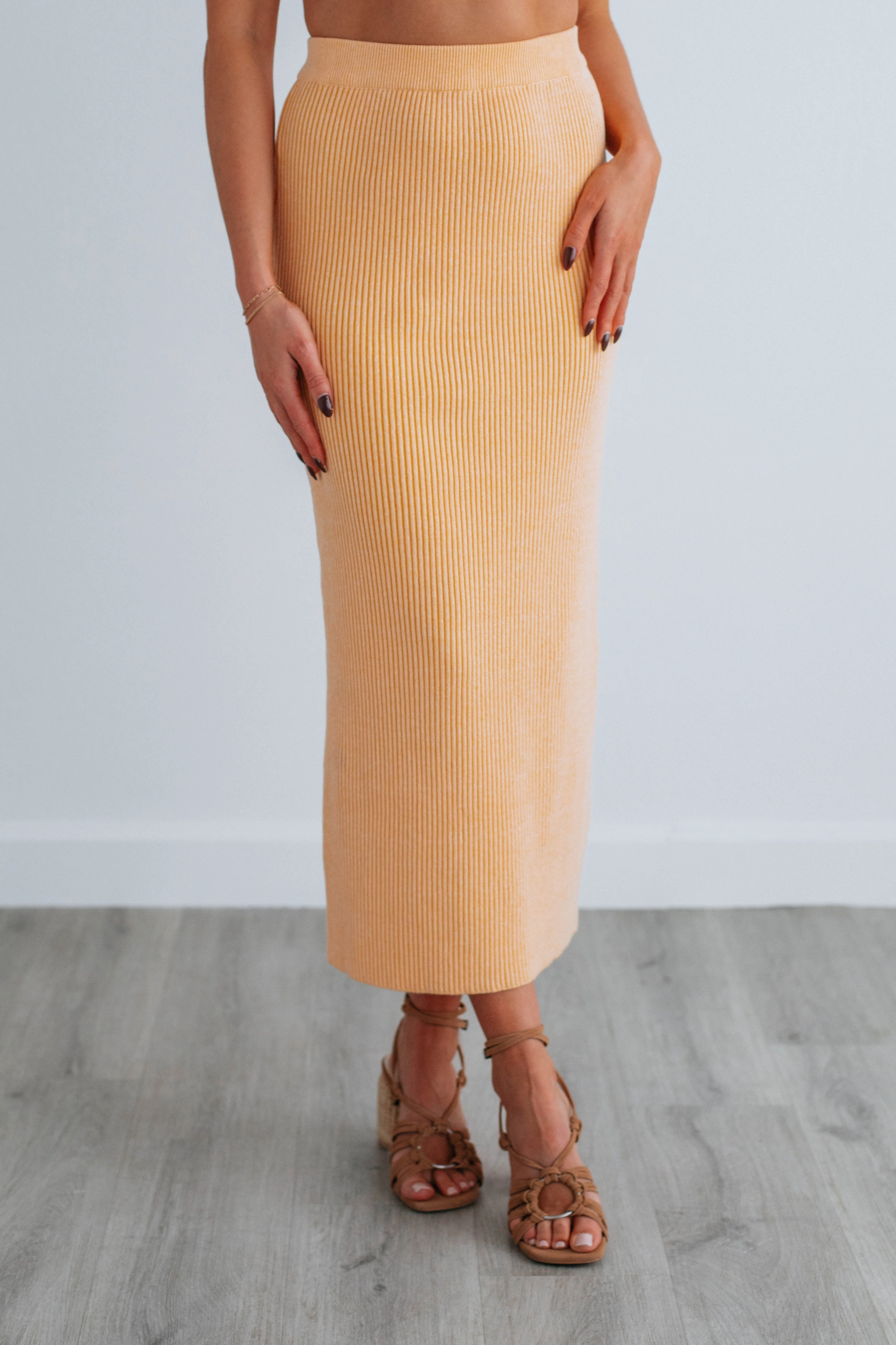 Keelia Ribbed Skirt Quick Dry Fit