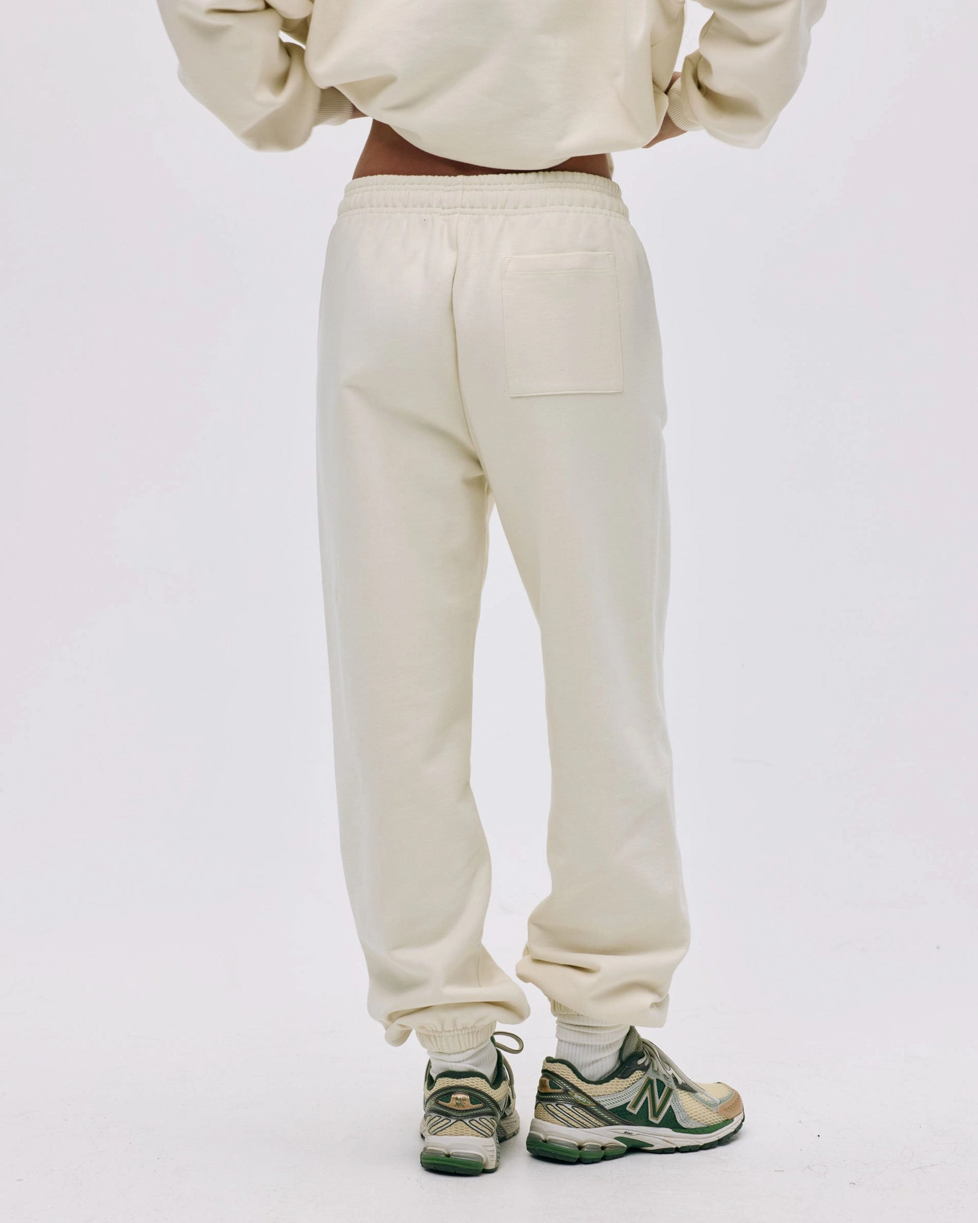 Varsity Sweatpants - Marshmallow White/Midnight Blue Hygienic Coating Core Support