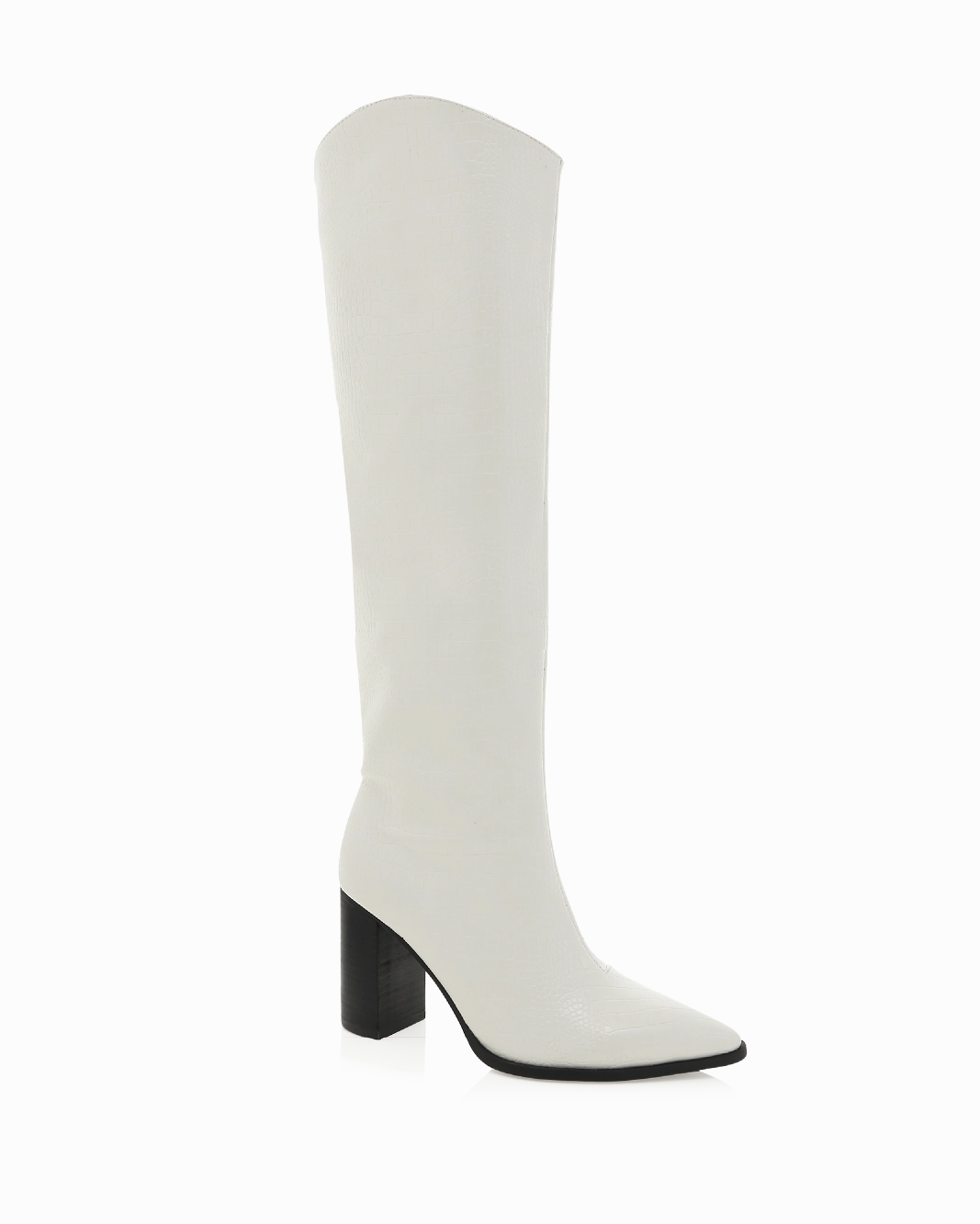 GABRIEL - WHITE CROC-BLACK Odor Resistant