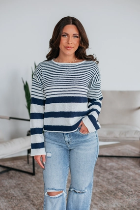 Jenner Striped Sweater Premium Comfort Casual Comfort Wear