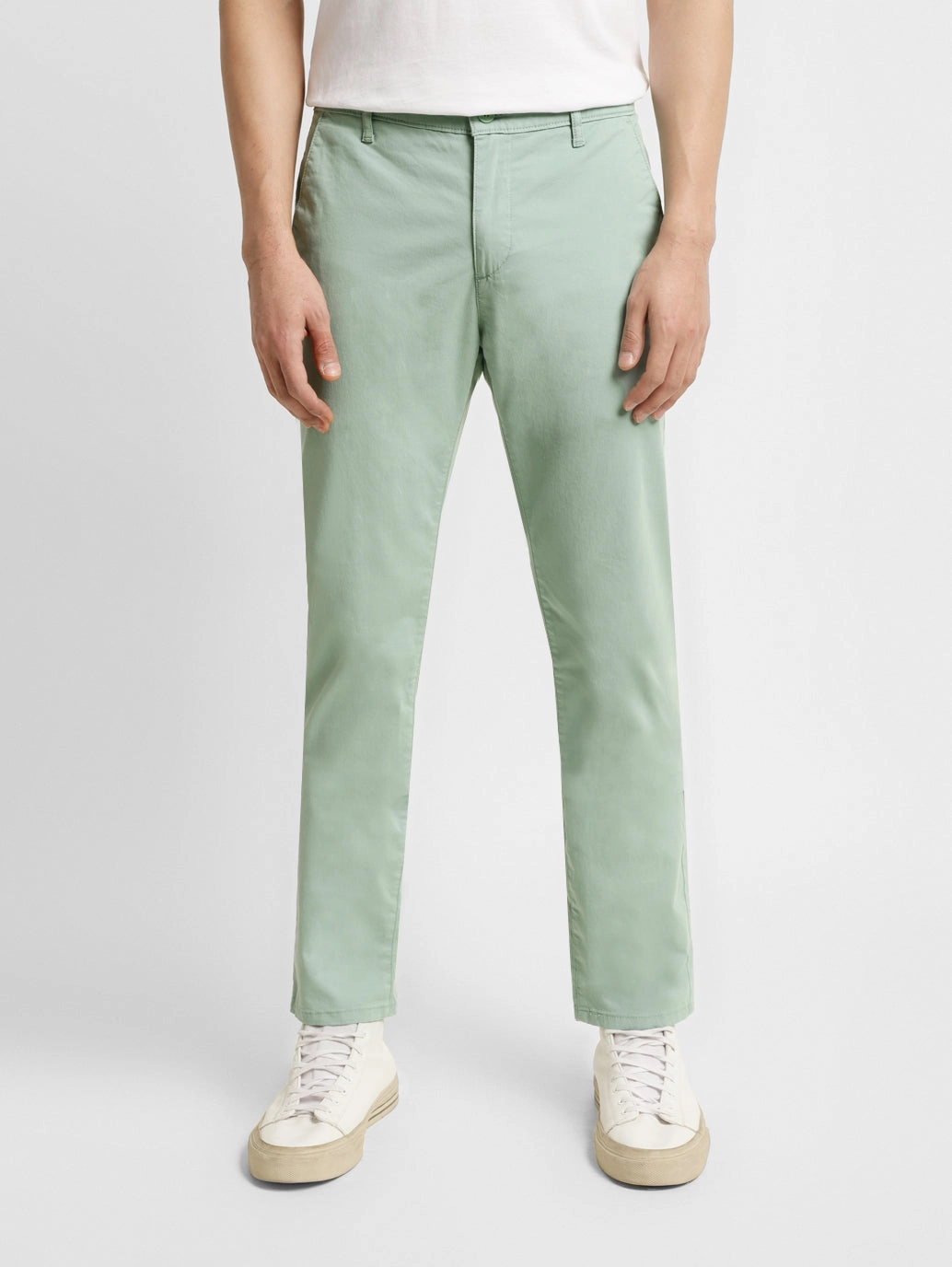 Men's 511 Green Slim Fit Chinos Flexible Seam