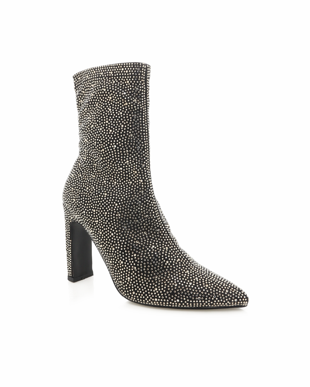 BRITTANY - BLACK SATIN-RHINESTONE Motor Edge