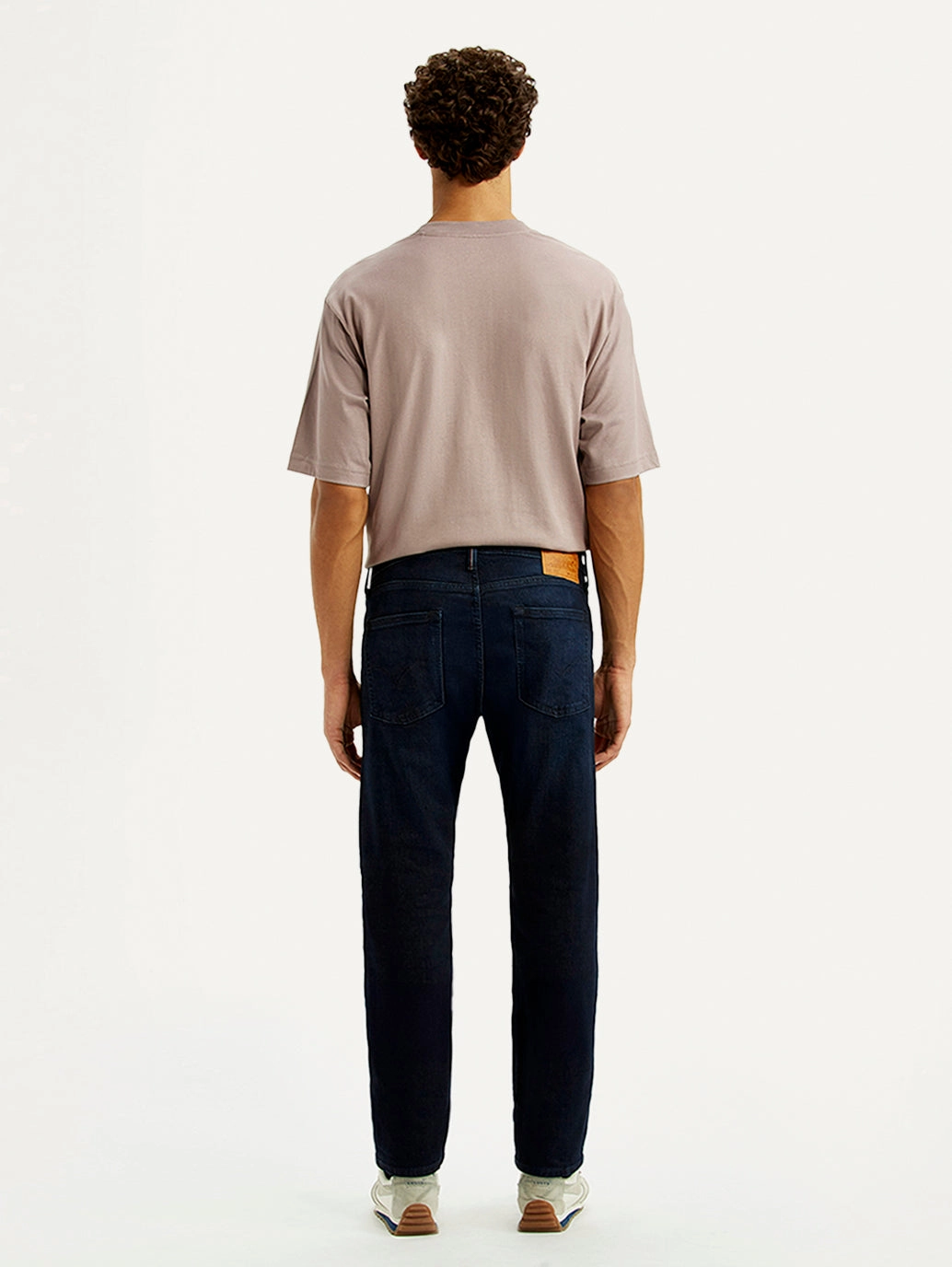 Minimal Fit Fashionable Waist Men's 513 Dark Blue Slim Straight Fit Mid Rise Selvedge Jeans