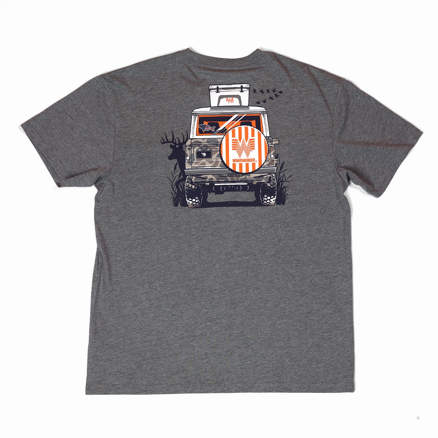 Burlebo x Whataburger WHATA Off Road Tee Breathable Lining Durable Overlock Stitch
