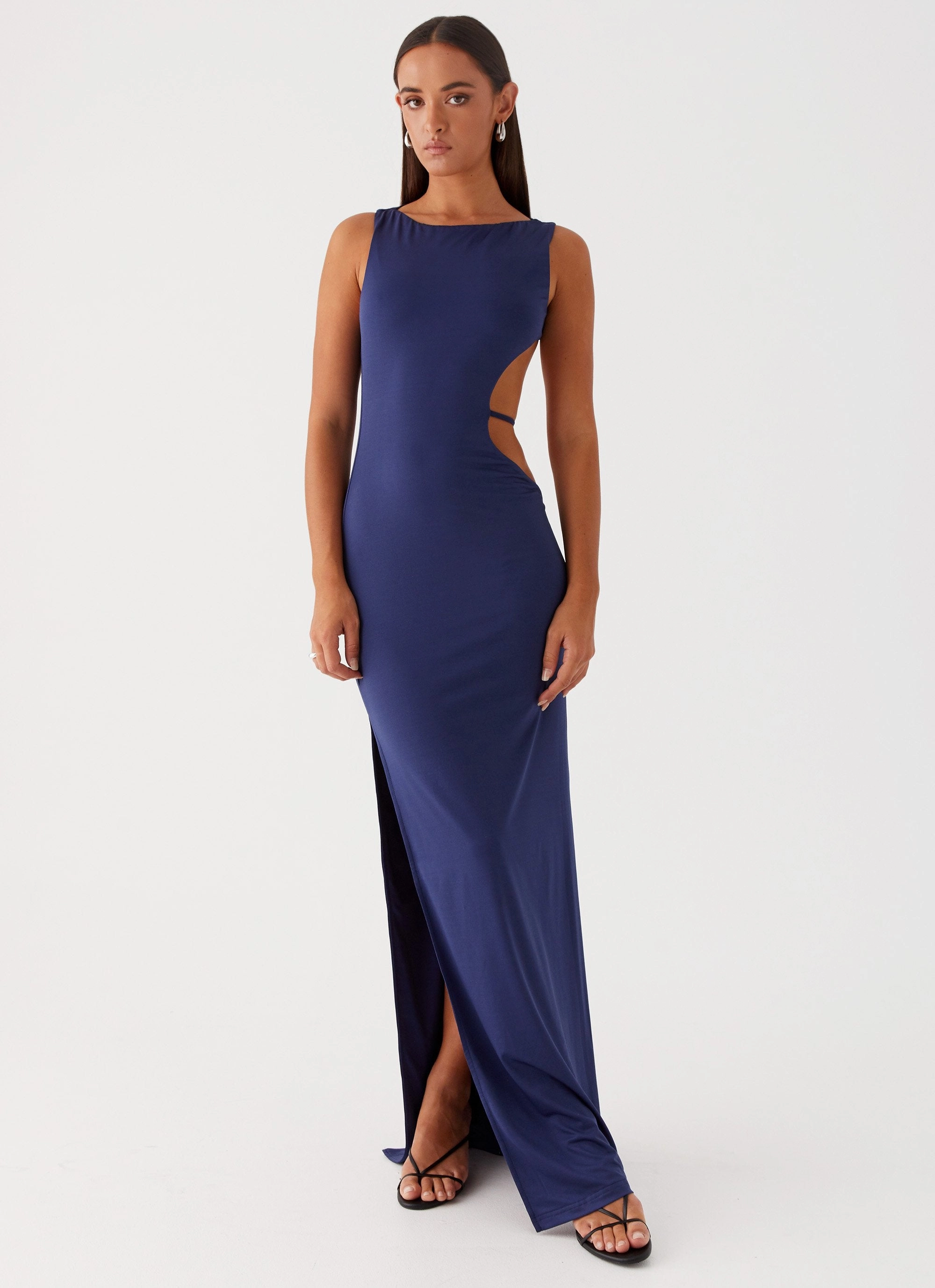 Sutton Maxi Dress - Navy Modern Finish Vacation Vibe