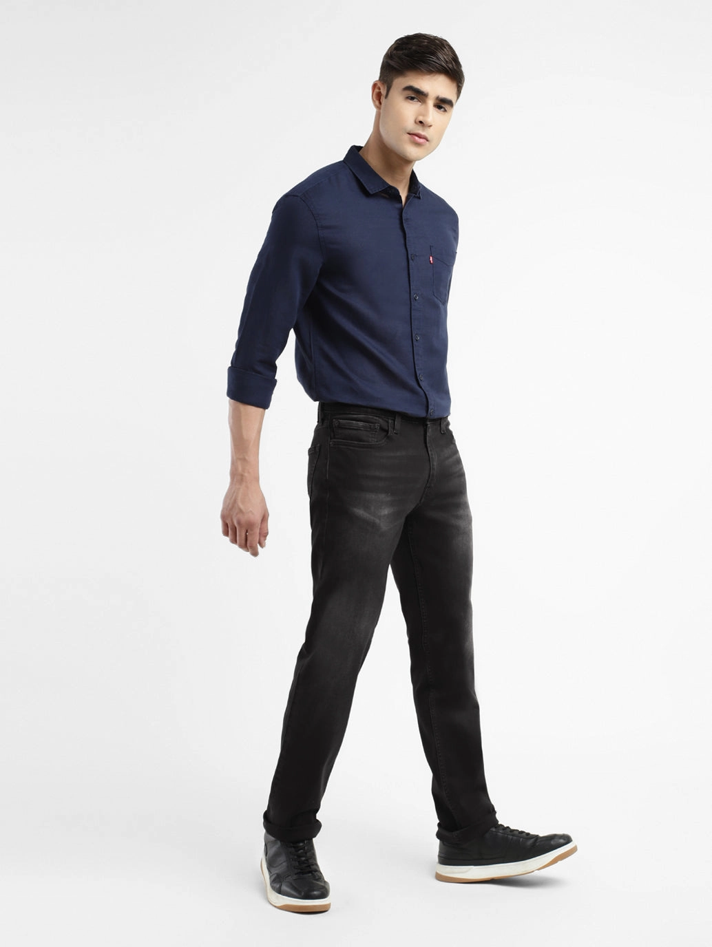 Fashion Lover Outdoor Enthusiast Men's 511 Black Slim Fit Mid Rise Jeans