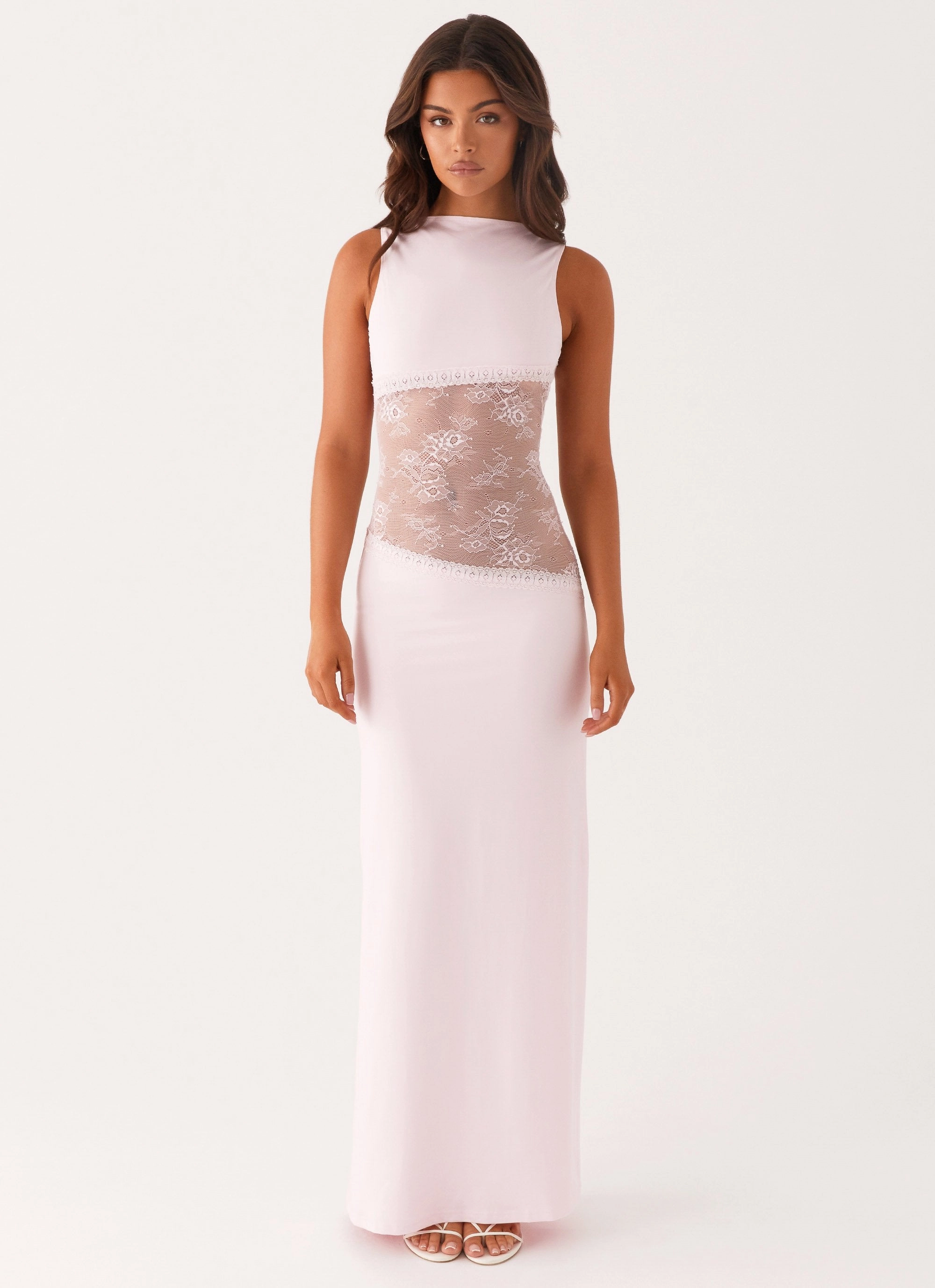 Smooth Blend Breathable Wearable Lucinda Maxi Dress - Pink