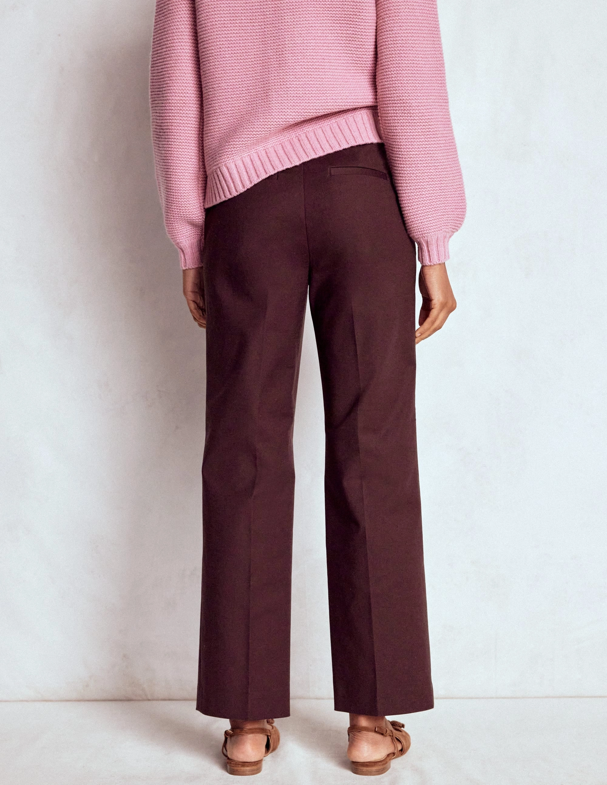 Canonbury 7/8 Trousers-Deep Aubergine Quick-Dry Fabric UVProtection