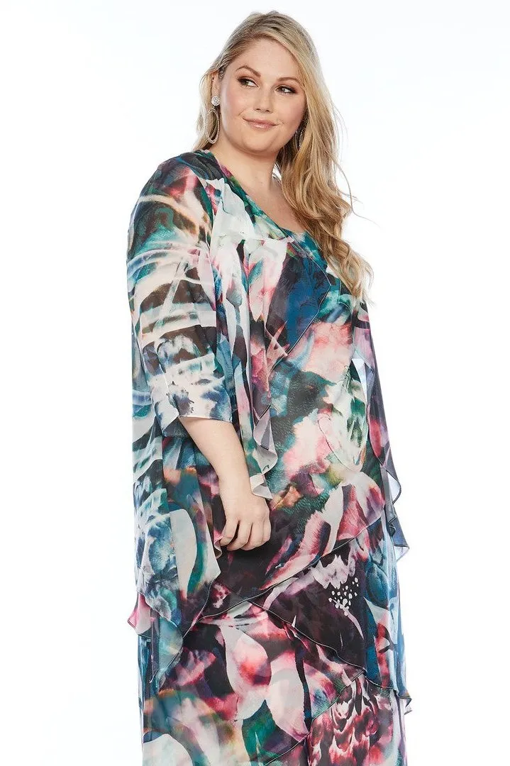 Layla Jones - LJ0348 Midi Dress w Jacket Relaxed City Style