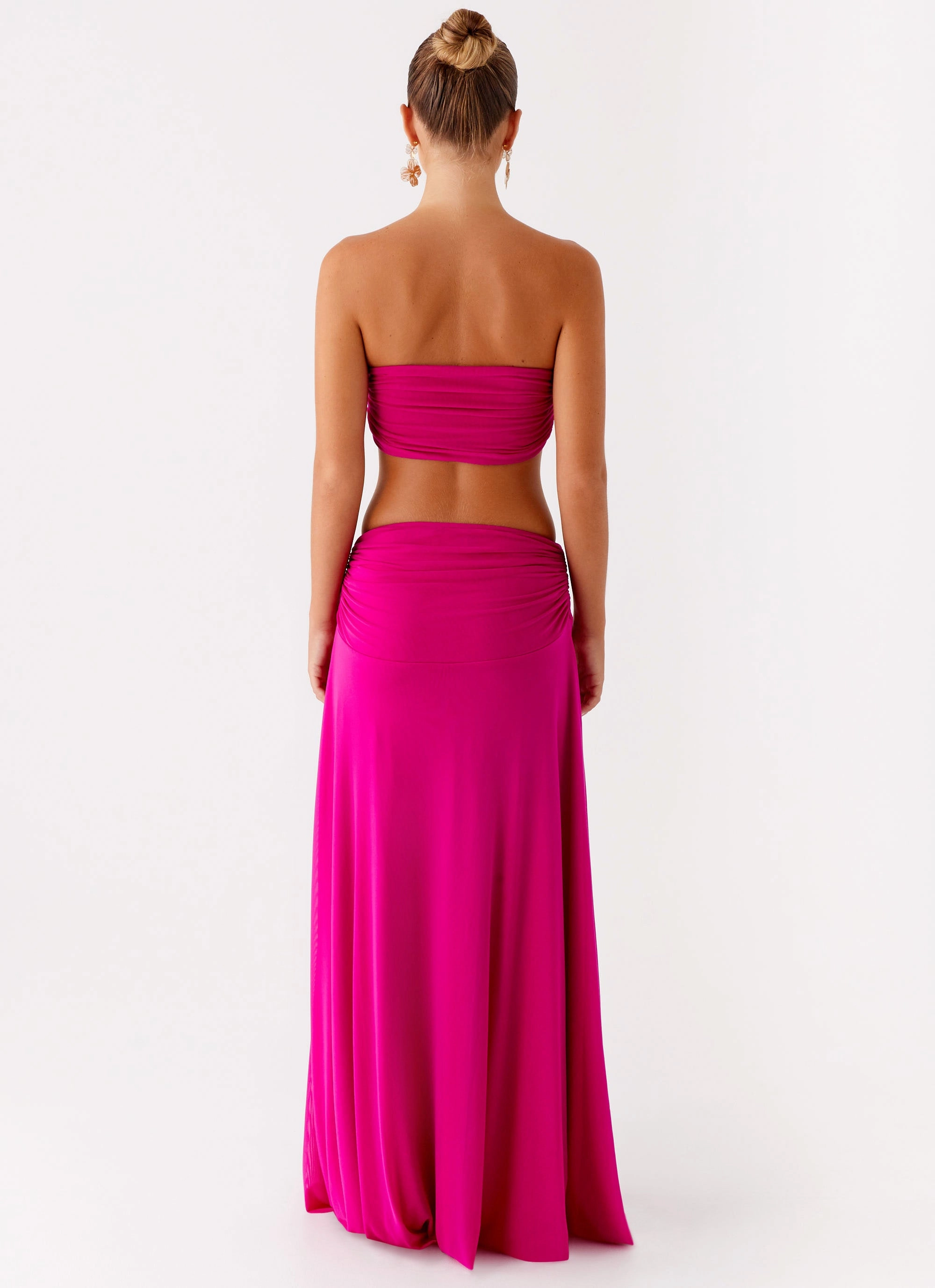 Carlene Maxi Dress - Fuchsia Casual Style Wear Light and breezy summer dress