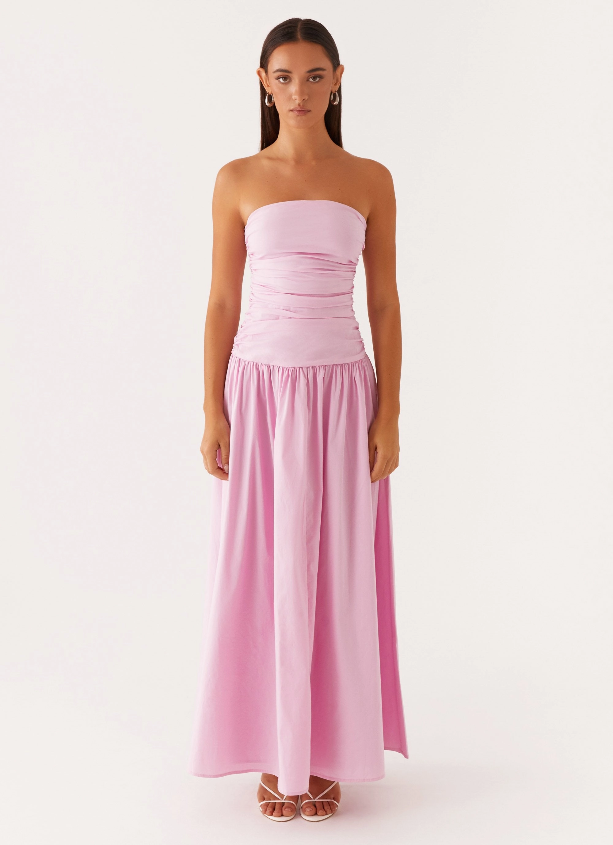 Chic Balance Carmel Maxi Dress - Pink