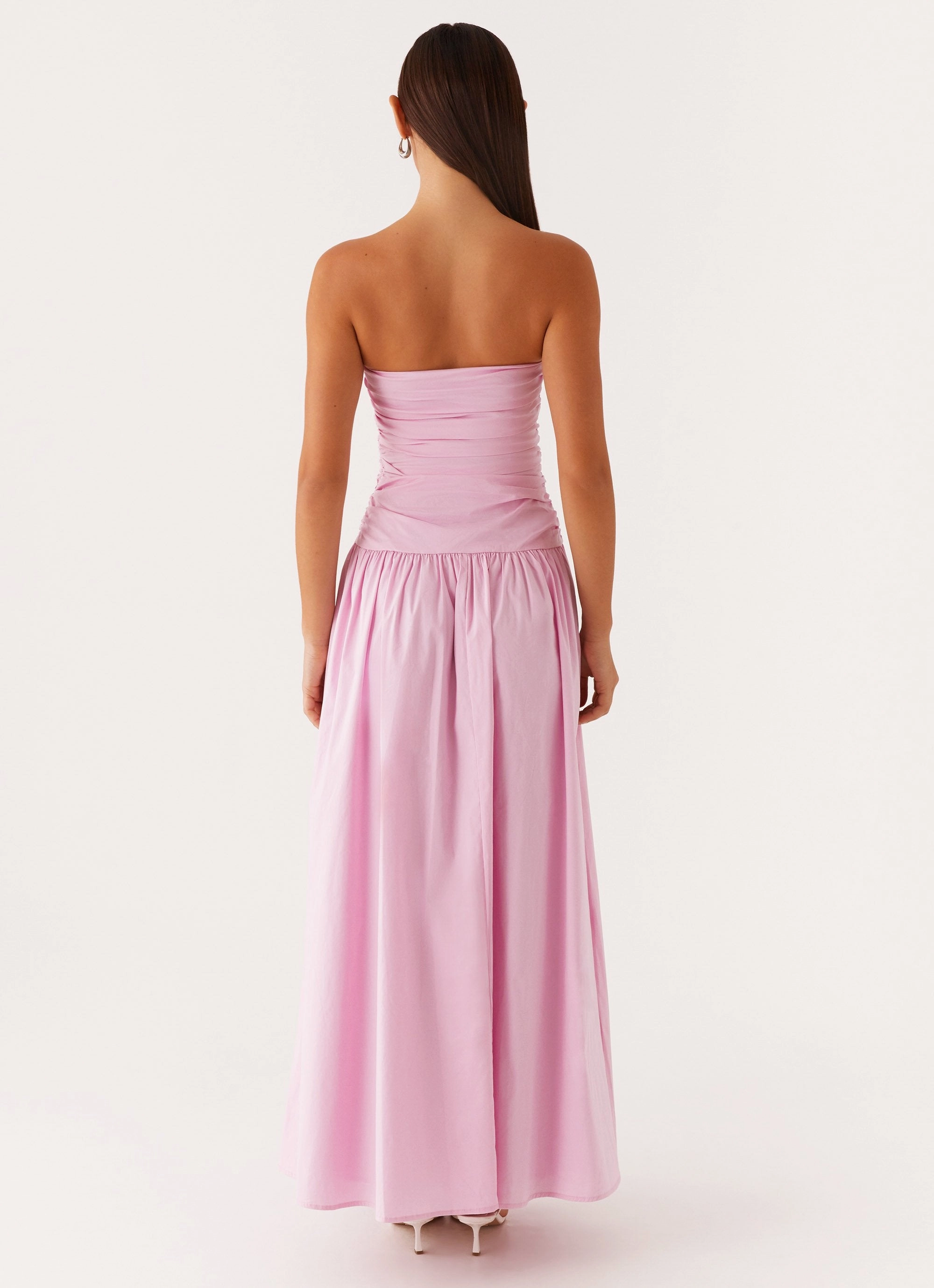 Carmel Maxi Dress - Pink Natural Wrap Classic Edge