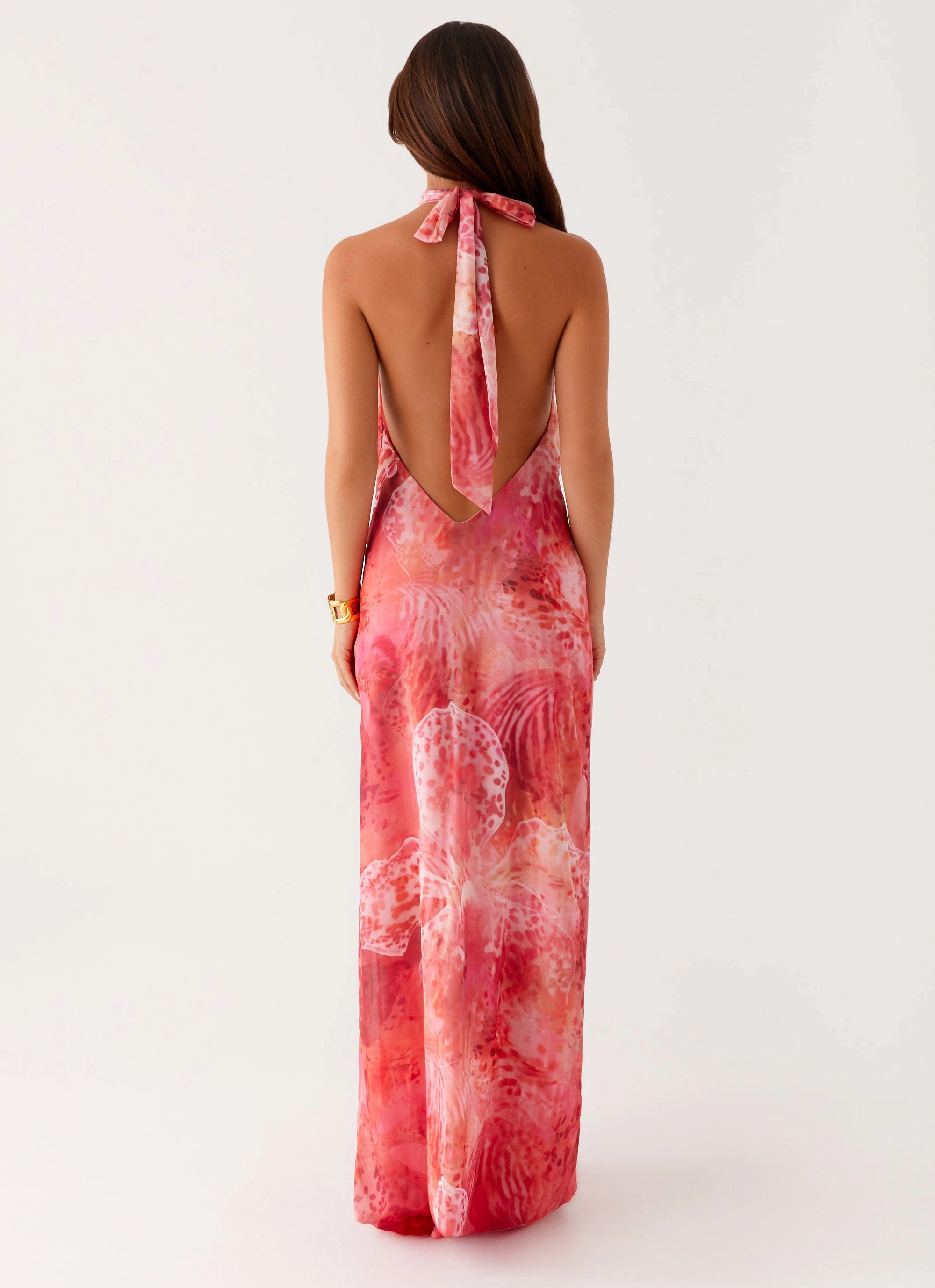 garden party California Maxi Dress - Flamingo Fling