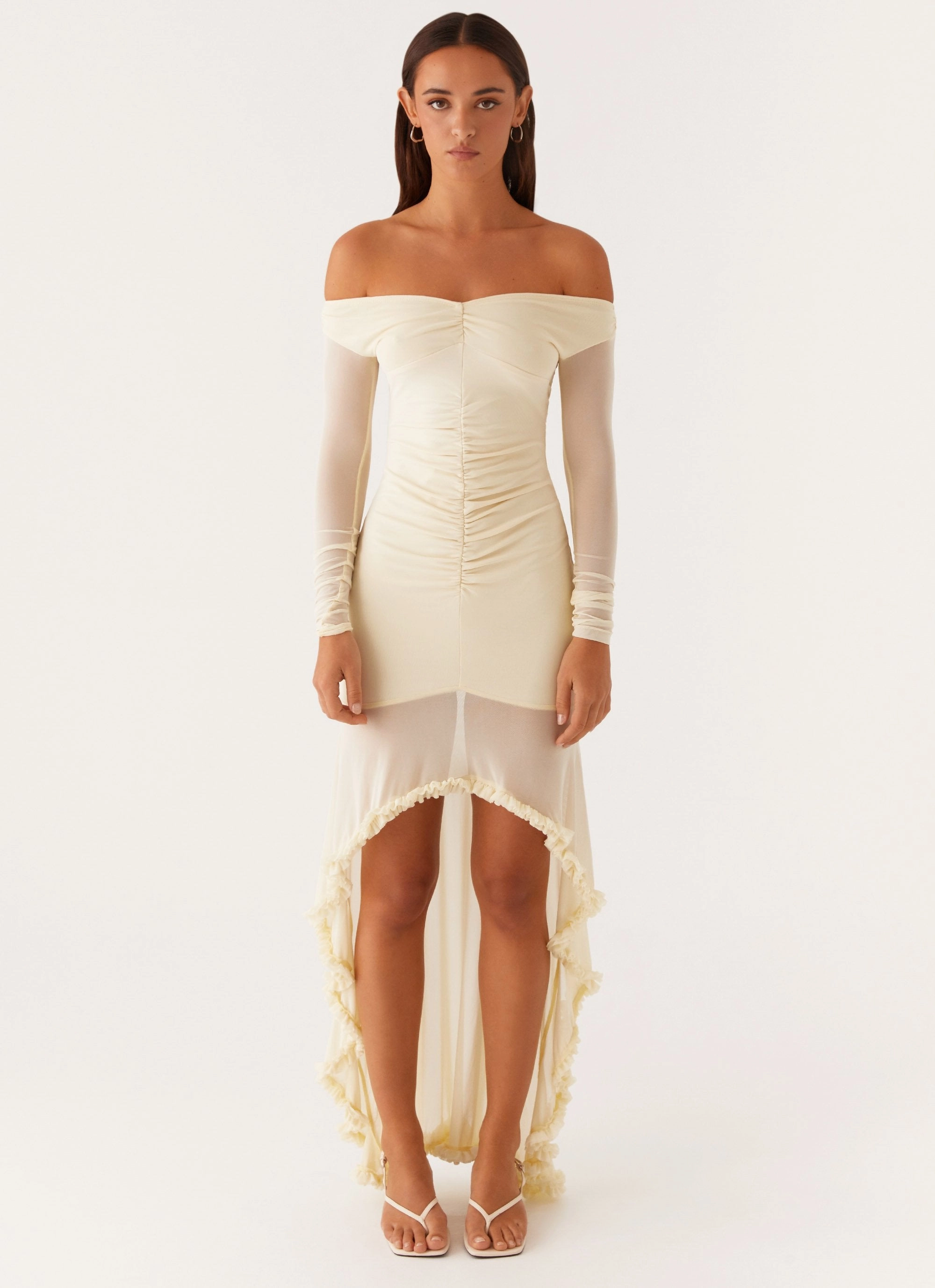 Simple Chic September Sun Maxi Dress - Ivory