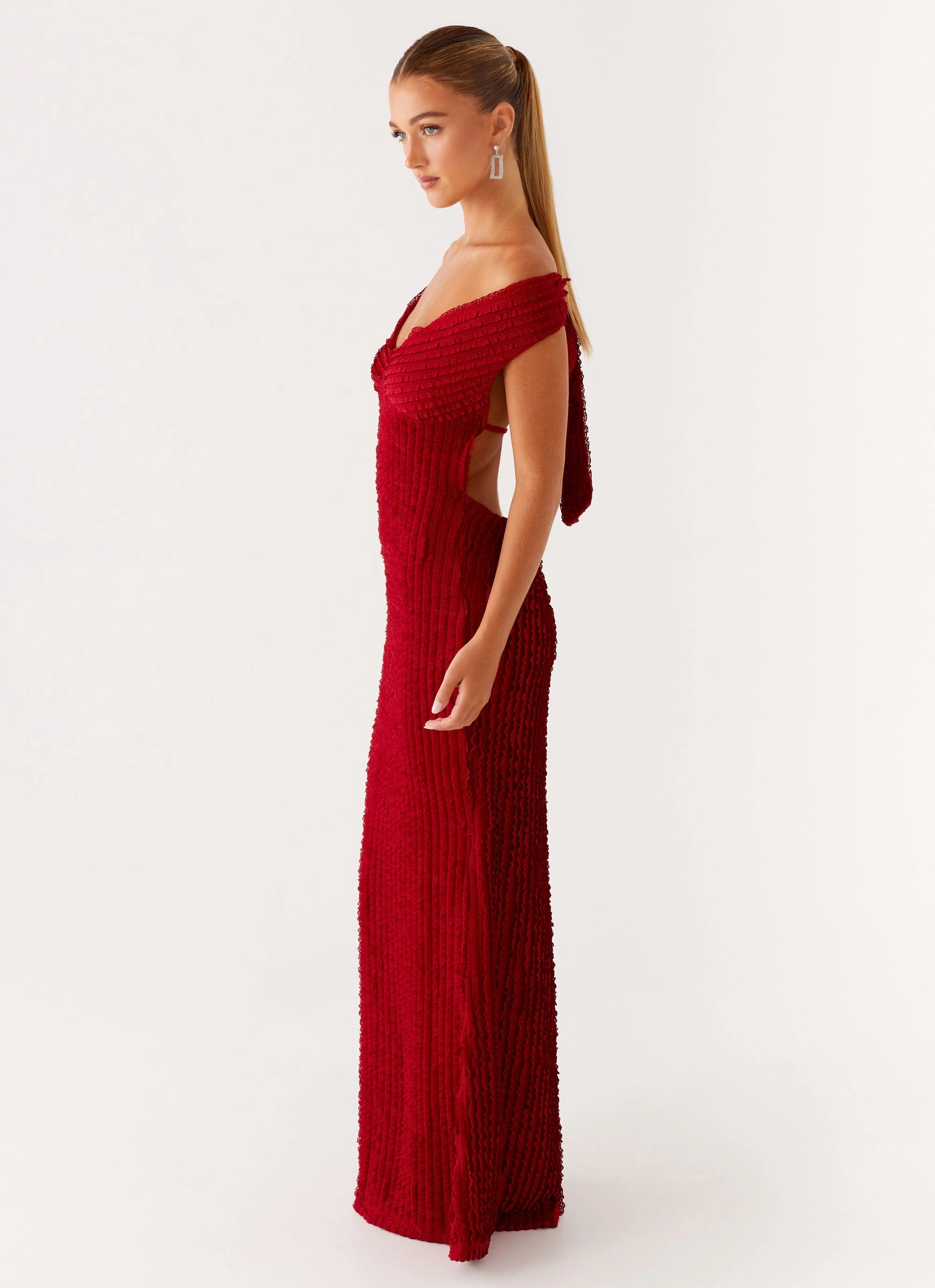 Night Ready All Day Ready Chantelle Maxi Dress - Red