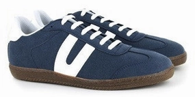 Sleek Ease Comfy lining Cheatah Sneaker in Navy from Vegetarian Shoes