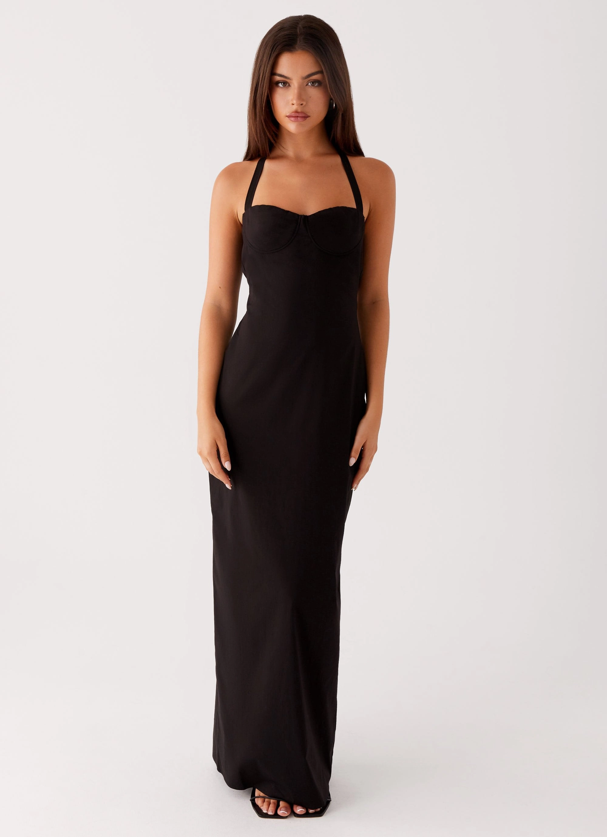 Smooth Line Cheryl Maxi Dress - Black