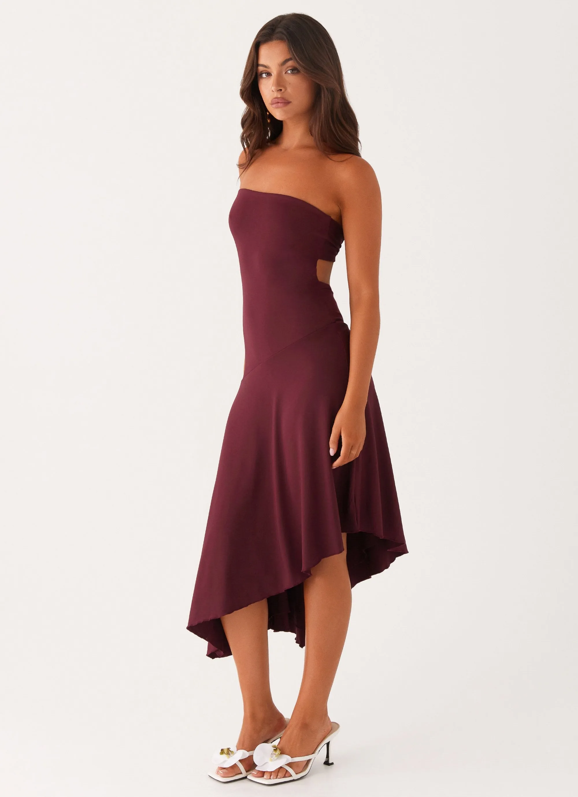 Juliana Midi Dress - Mulberry Lunch Date