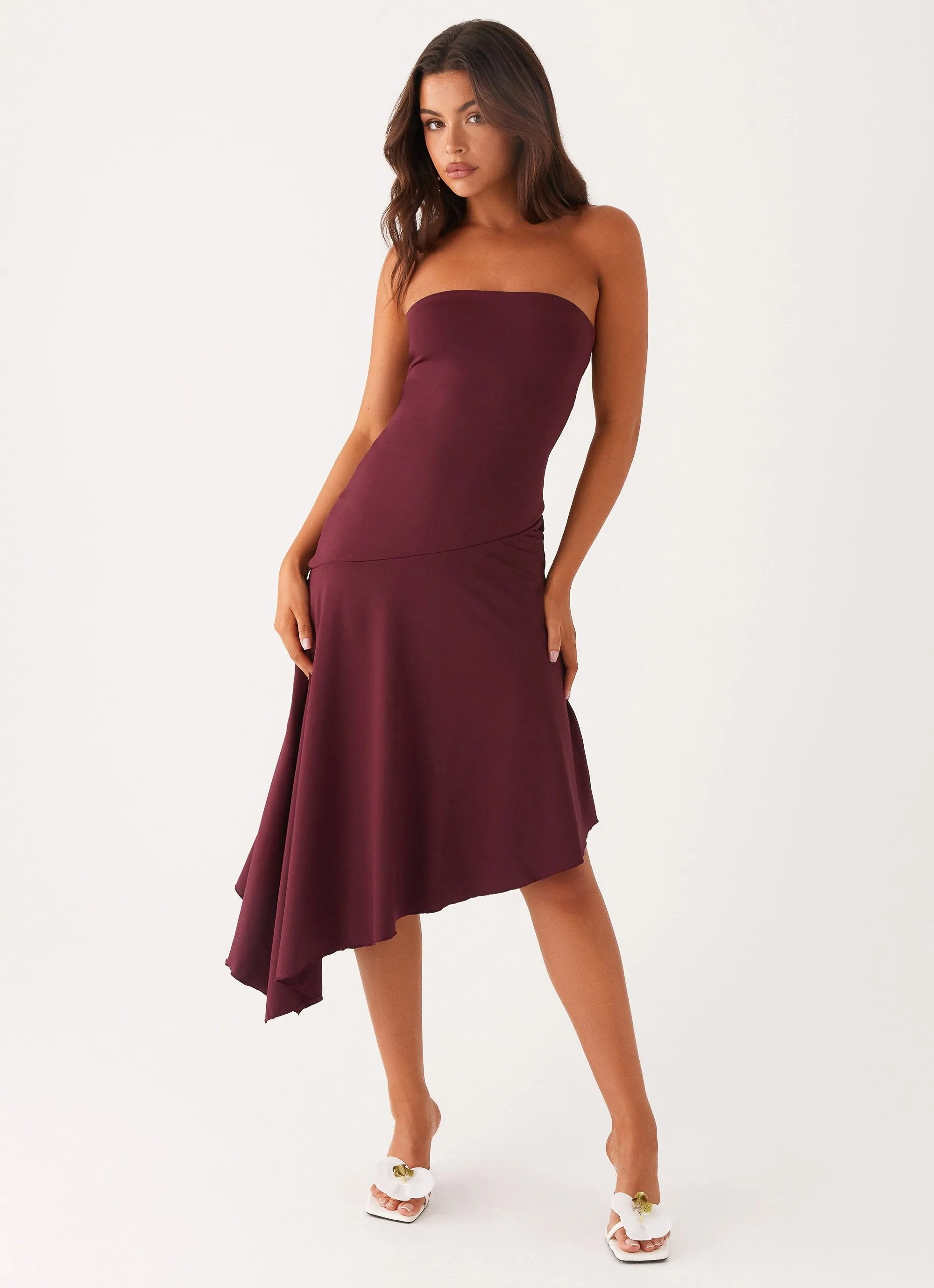Juliana Midi Dress - Mulberry Summer Soft