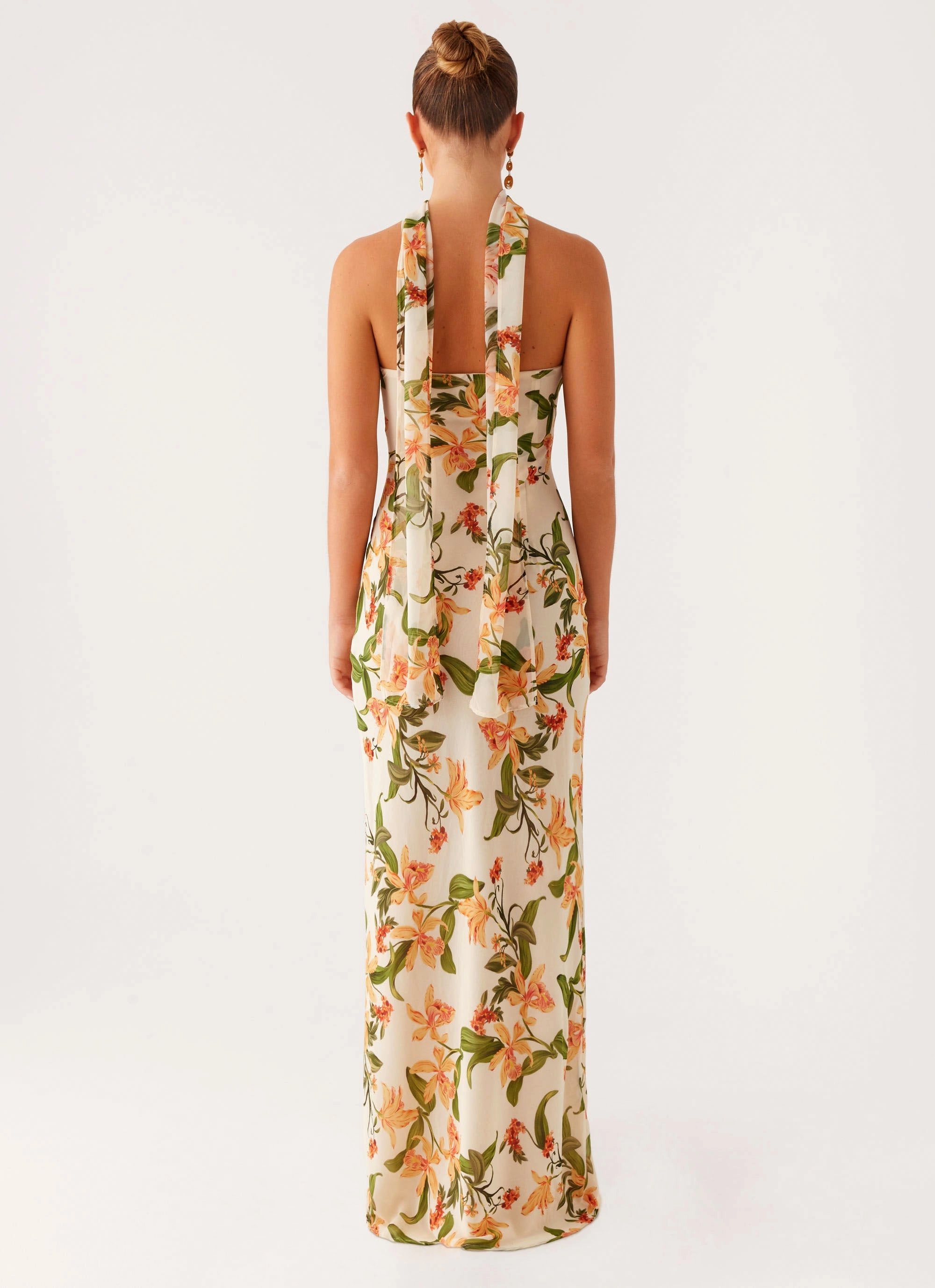 Perfect for Layering Gali Strapless Maxi Dress - Floral Print
